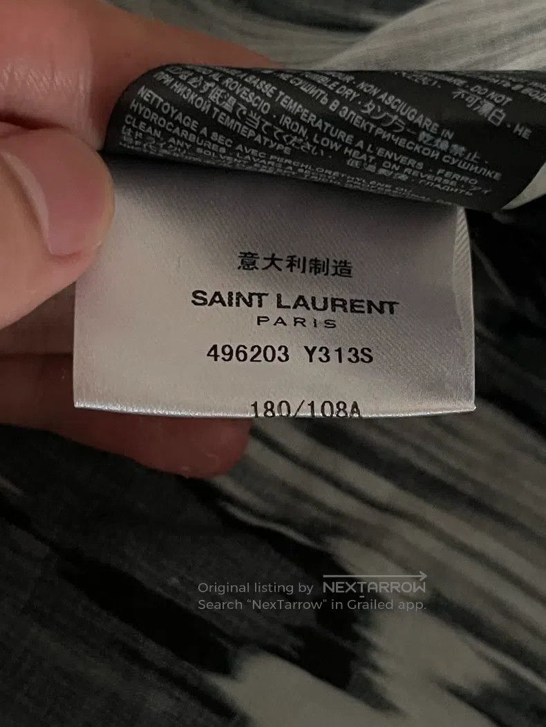 Saint Laurent Paris Saint Laurent Paris size 41 Gypsy Abstract Love Shirt Size US L / EU 52-54 / 3 - 7 Thumbnail