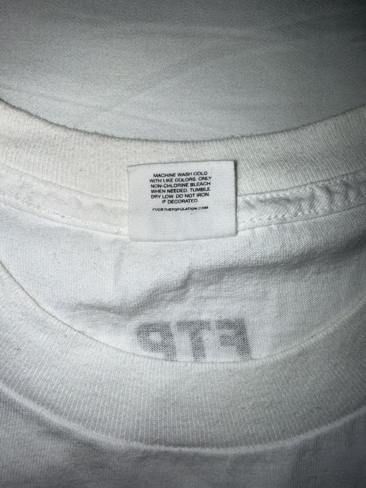 Fuck The Population FTP ARCHIVE TEE SS20 WHITE XXL Size US XXL / EU 58 / 5 - 3 Thumbnail