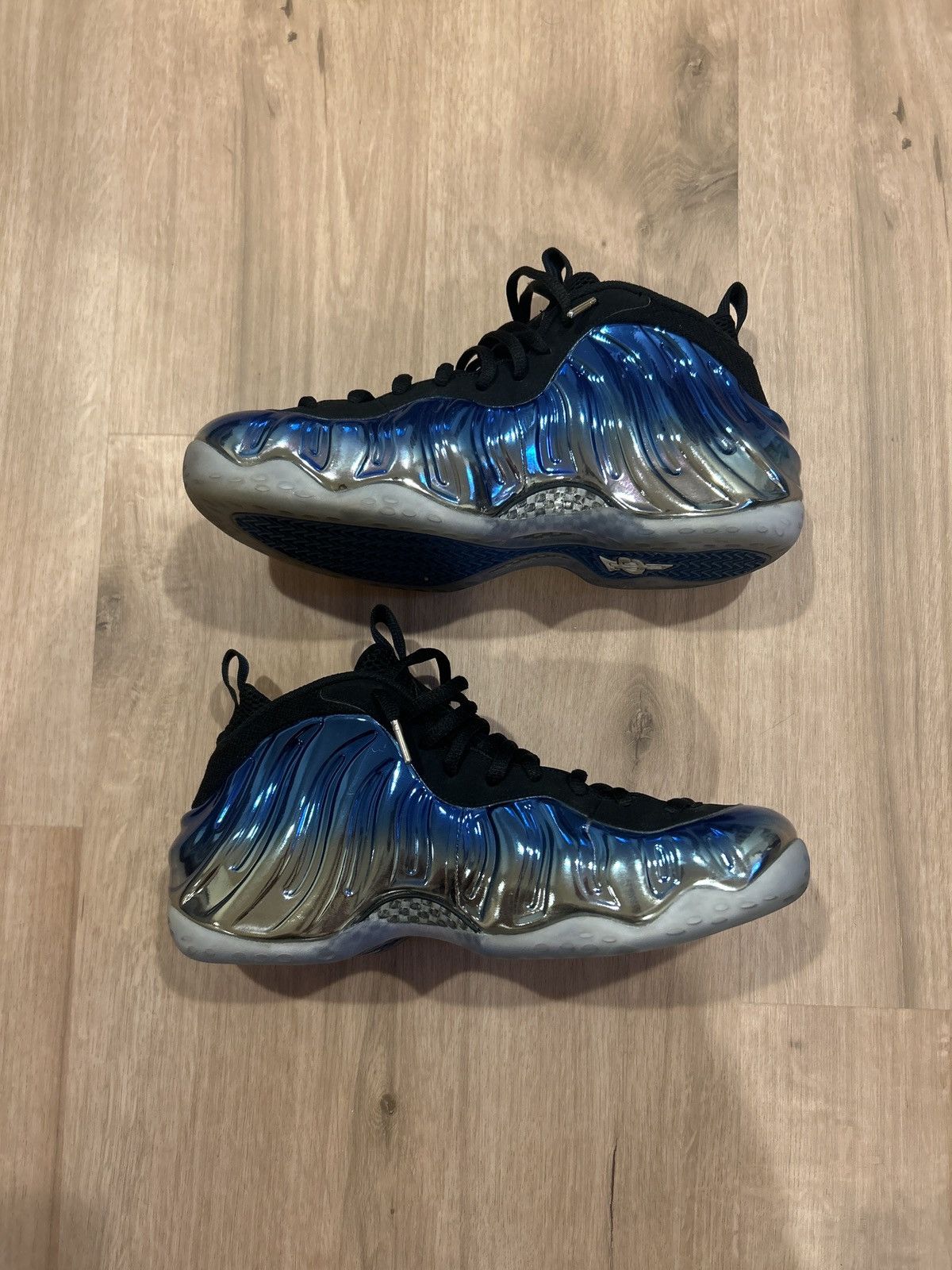 Nike Nike Air Foamposite “Blue Mirror” Size US 12.5 / EU 45-46 - 2 Thumbnail