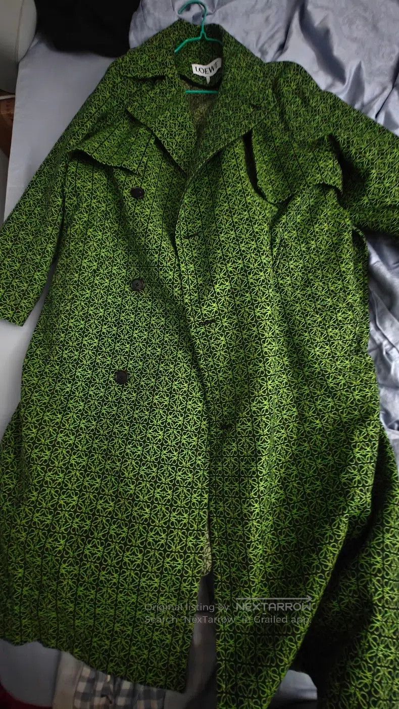 Loewe Loewe Green Printed Windbreaker, 96% Cotton + 4% Polyester Size M / US 6-8 / IT 42-44 - 2 Thumbnail