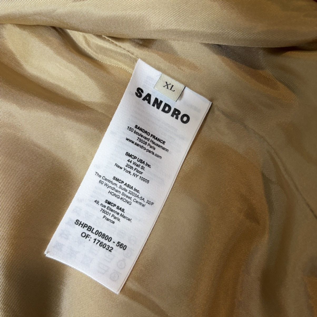 Sandro Sandro Paris Mens Zip Up Front Pocket Jacket XL Size US XL / EU 56 / 4 - 3 Thumbnail