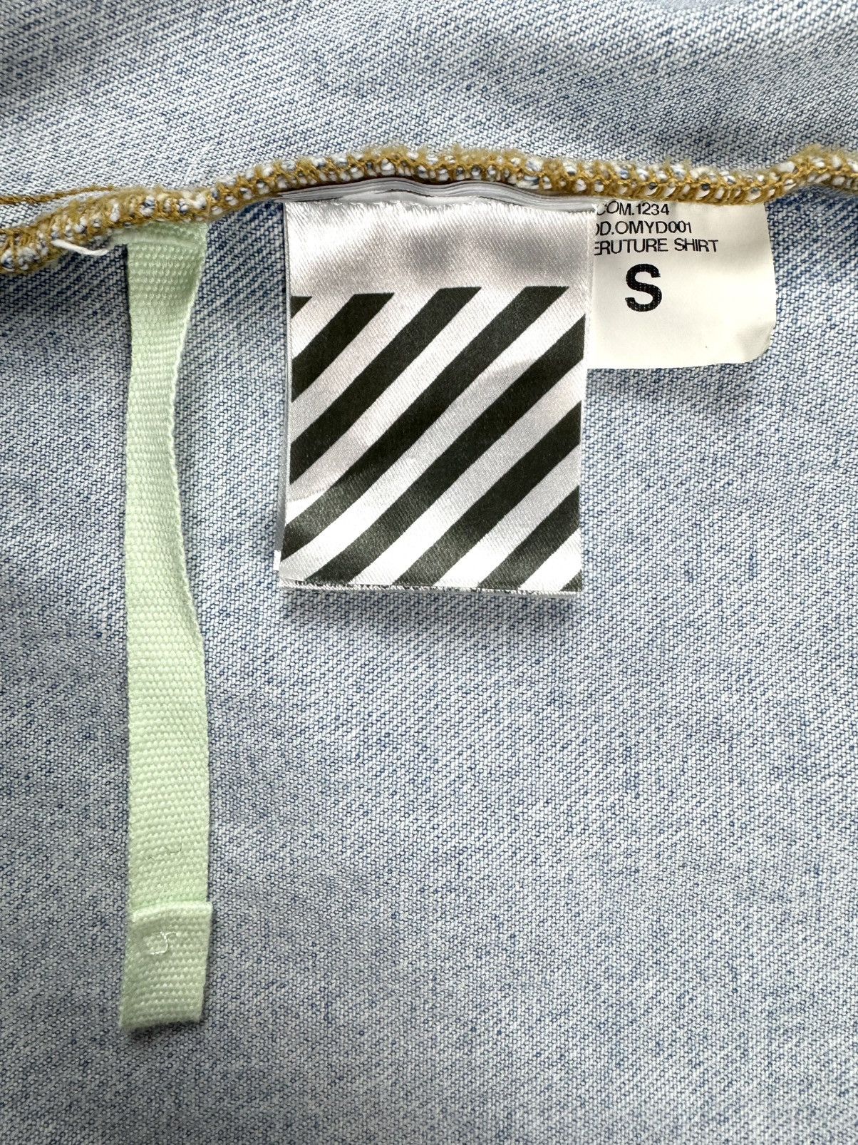 Off-White Off-White Temperature 2018 denim shirt jacket S Size US S / EU 44-46 / 1 - 16 Thumbnail