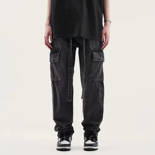 Jean Vintage multi-pocket cargo jeans Size US 32 / EU 48 - 3 Thumbnail
