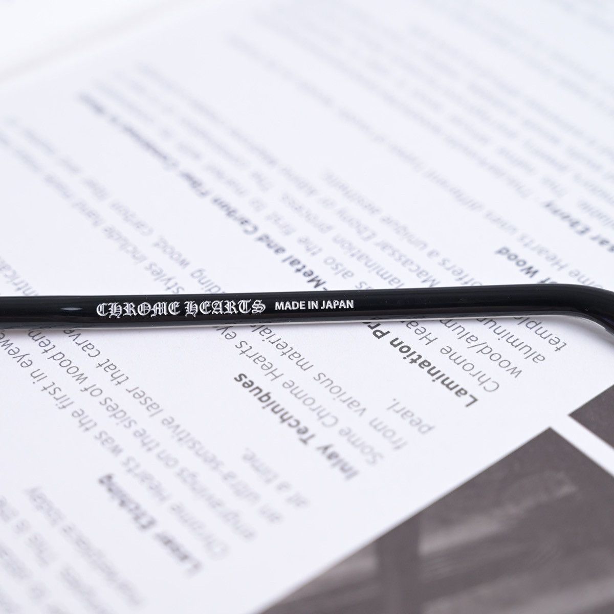 Chrome Hearts CHROME HEARTS CLITCO - A BLACK GLASSES Size ONE SIZE - 8 Thumbnail
