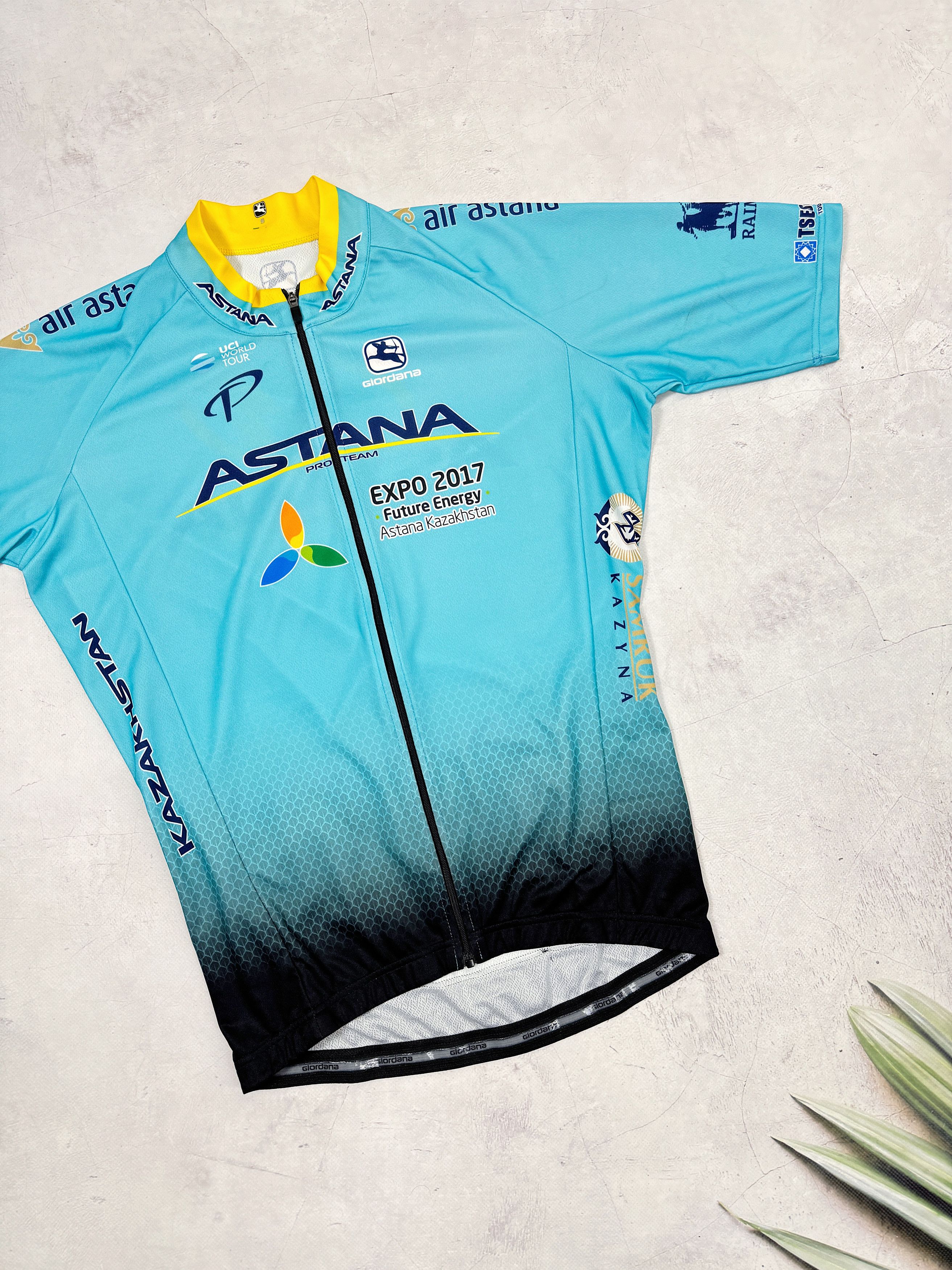 Giordana Cycling Jersey Kazakhstan Astana UCI 2017