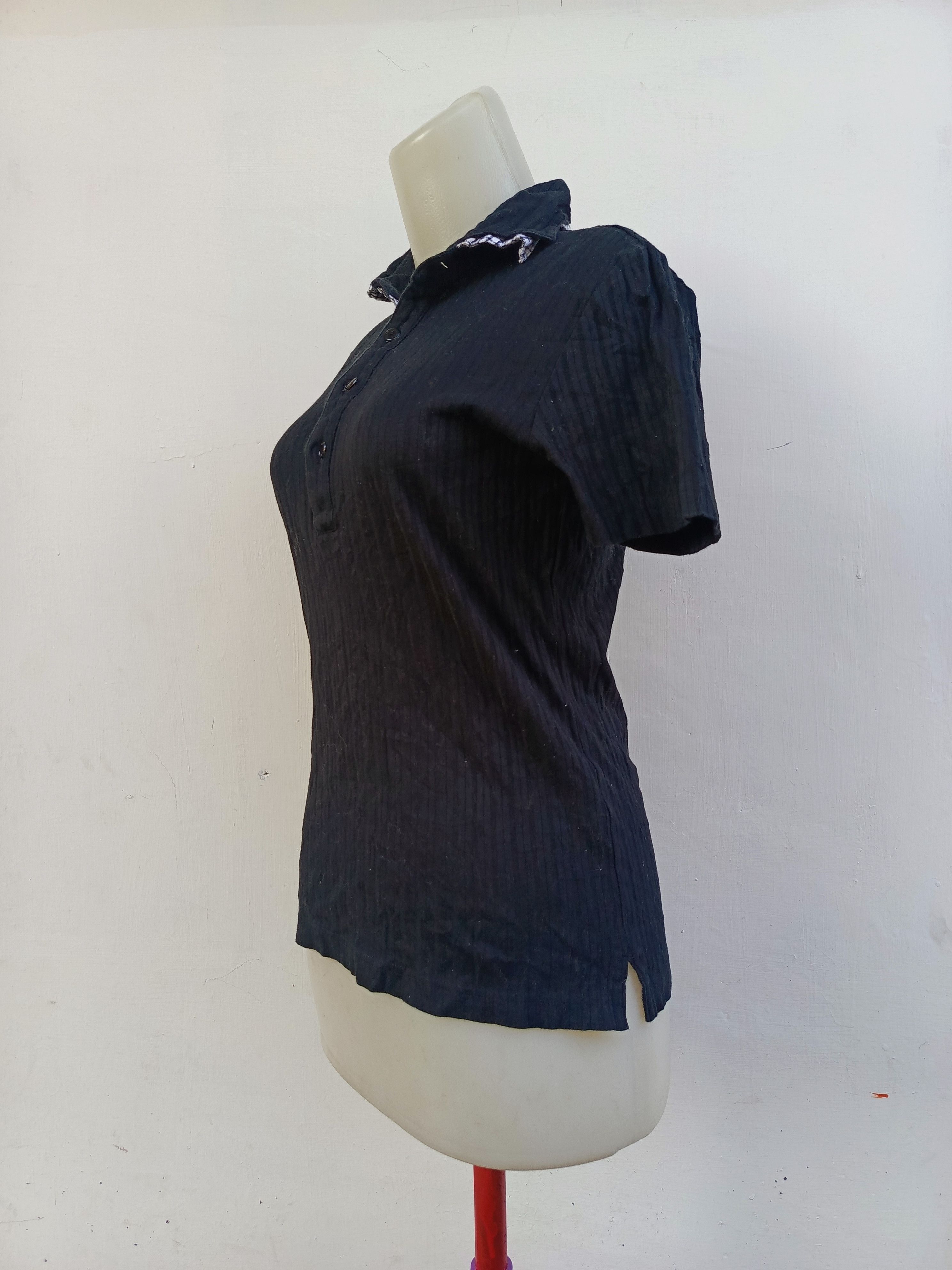Japanese Brand Junmen Polo Top — Japanese Archive — NVMBER17 Size M / US 6-8 / IT 42-44 - 5 Thumbnail