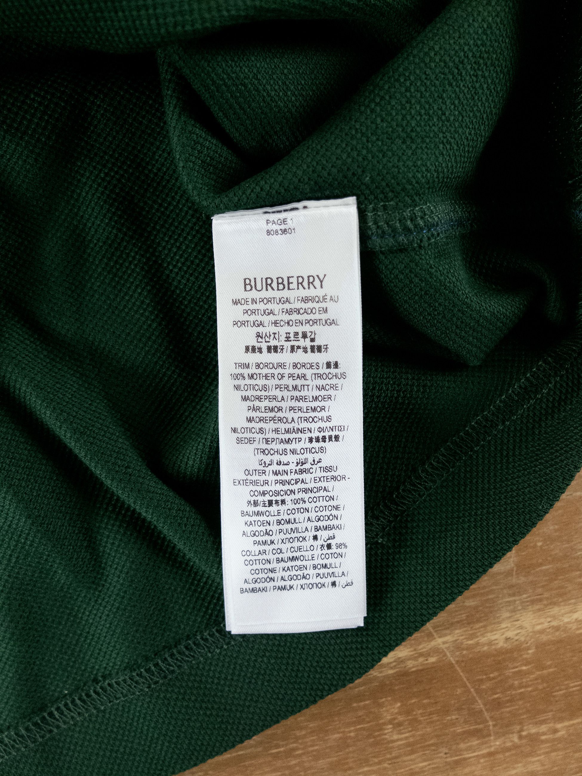 Burberry BURBERRY ivy green knight logo embroidered polo shirt Large Size US L / EU 52-54 / 3 - 10 Thumbnail