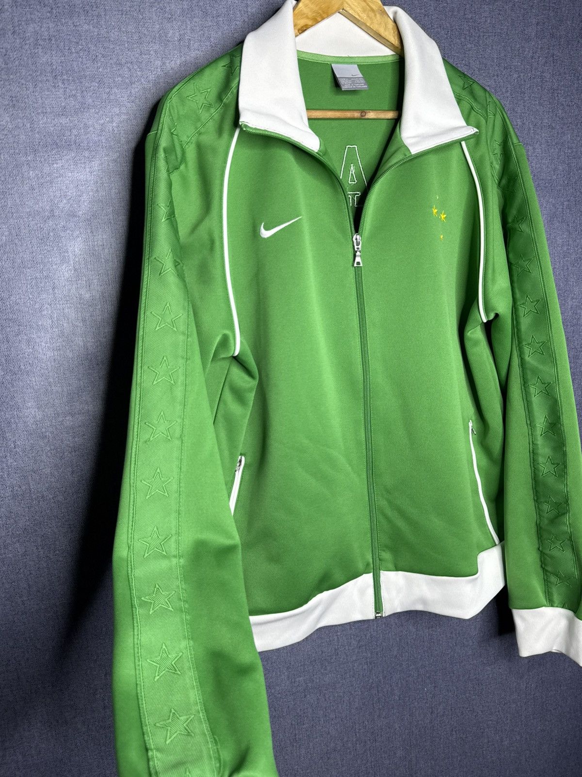 Nike Vintage Nike Brazil TrackJacket Olympic Soccer National Team Size US XL / EU 56 / 4 - 8 Thumbnail