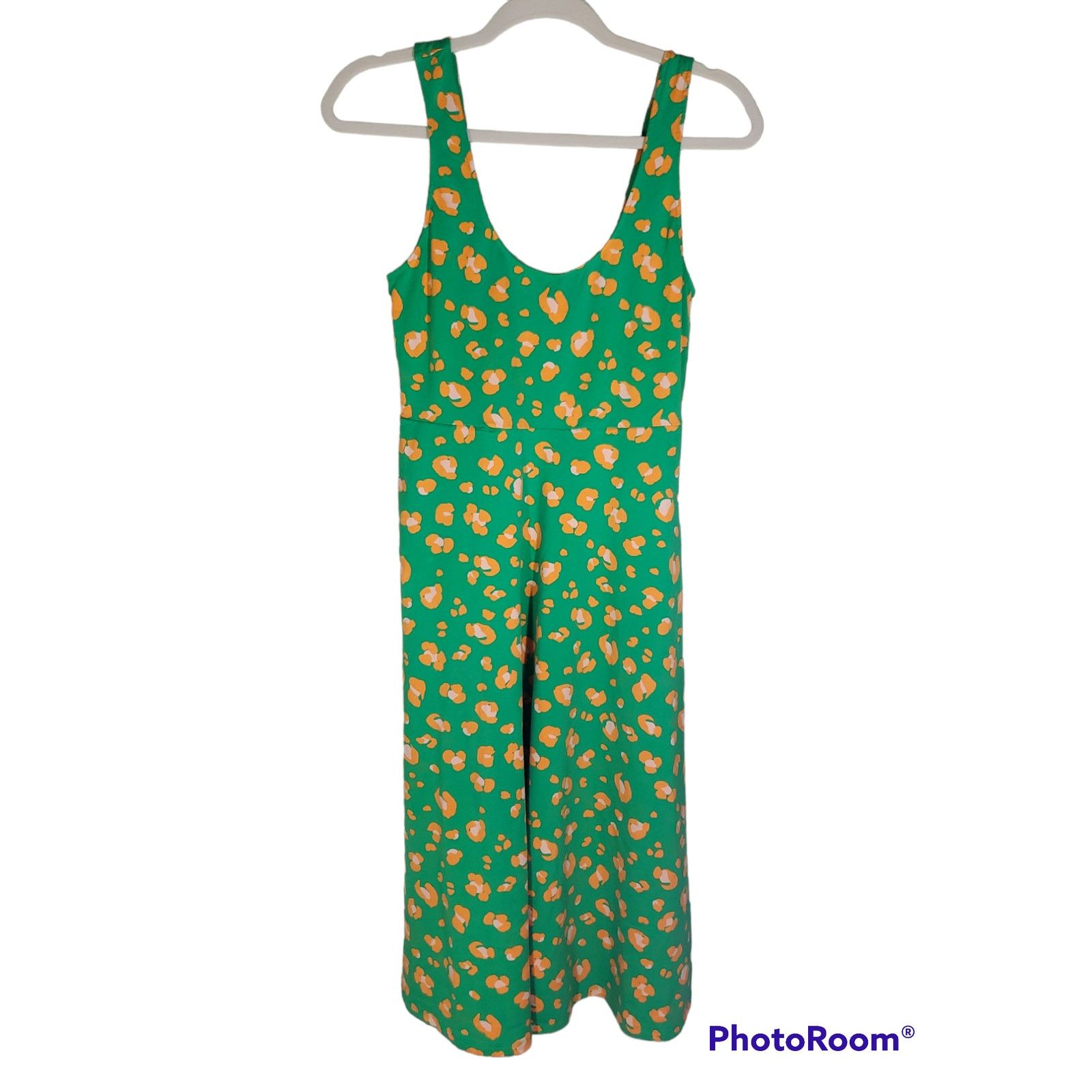 Other Target | Green & Orange Cheetah Sundress | Small Size S / US 4 / IT 40 - 6 Thumbnail