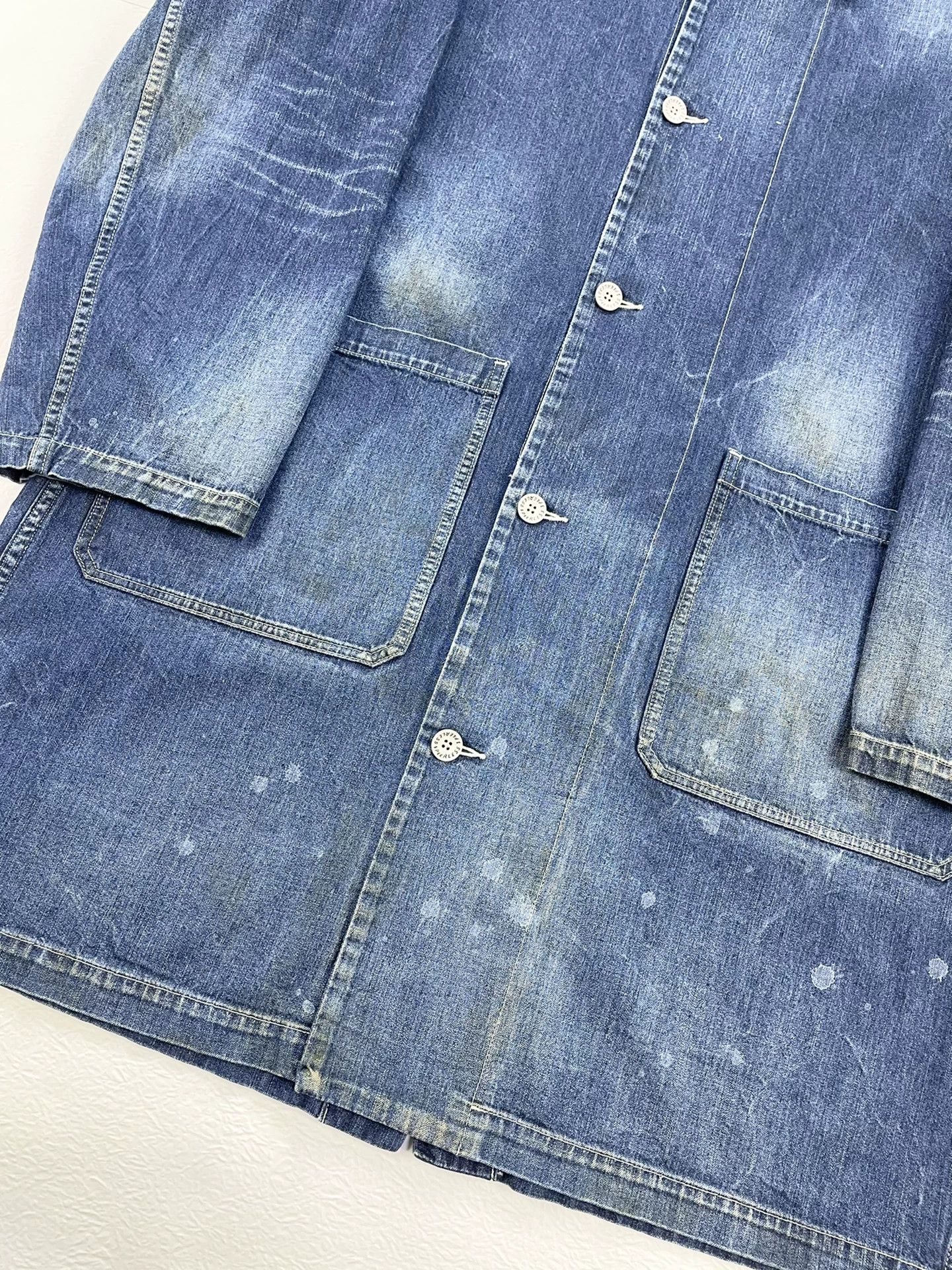 Visvim VISVIM GREASE MONKEY COAT DRY Salted Yellow Mud Size US S / EU 44-46 / 1 - 3 Thumbnail