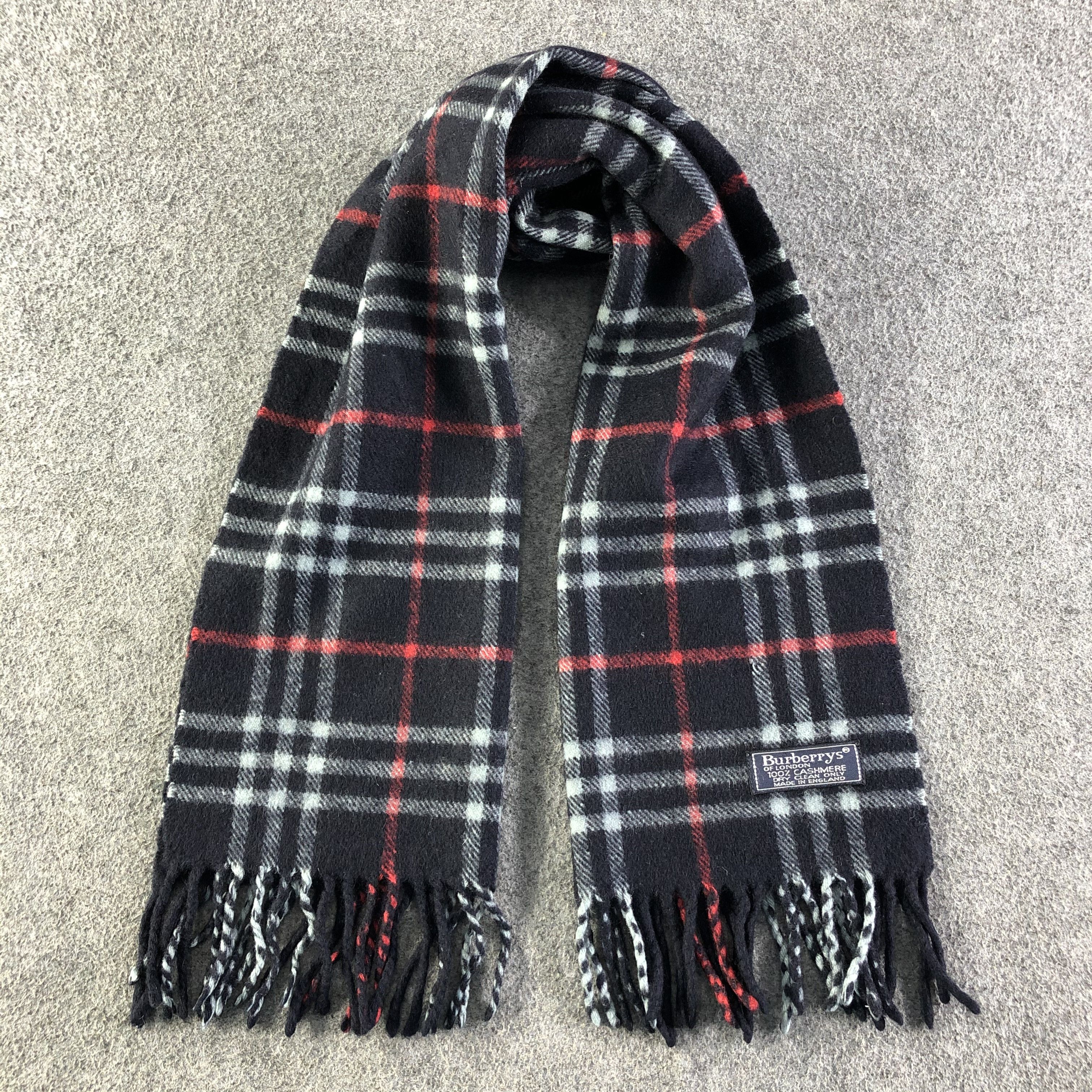 Burberry Burberrys Cashmere Scarf / Muffler / Neckwear P342 Size ONE SIZE - 1 Thumbnail