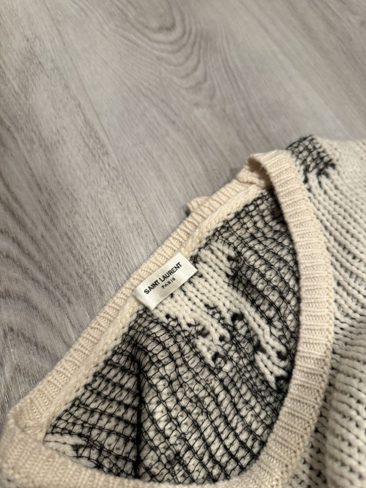 Saint Laurent Paris s/s 2017 cashmere leopard print sweater!! Size US S / EU 44-46 / 1 - 6 Thumbnail