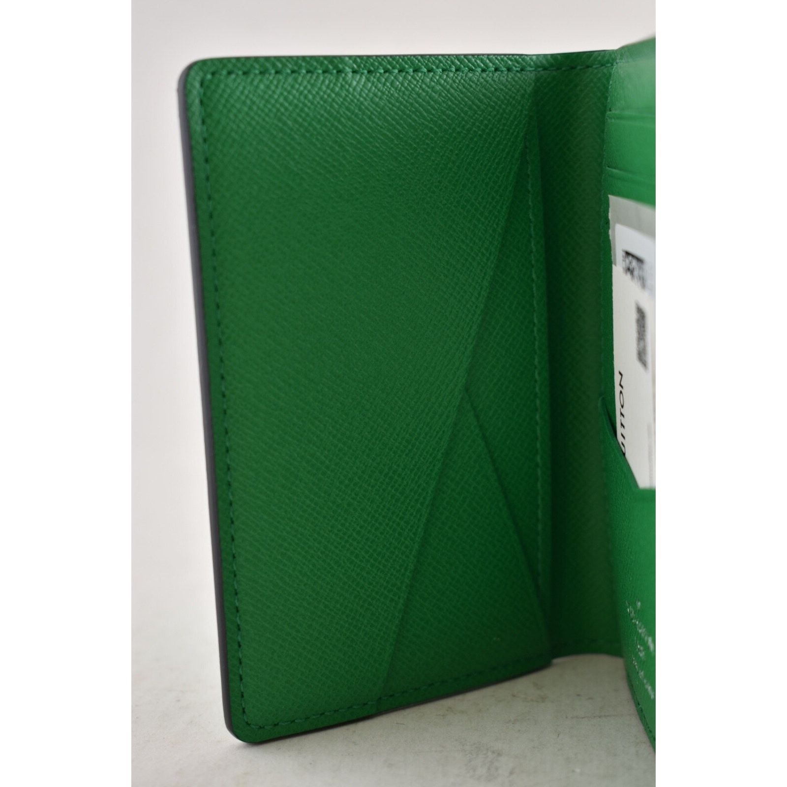 Louis Vuitton Louis Vuitton Green Monogram Logo Pocket Organizer Wallet Size ONE SIZE - 12 Thumbnail