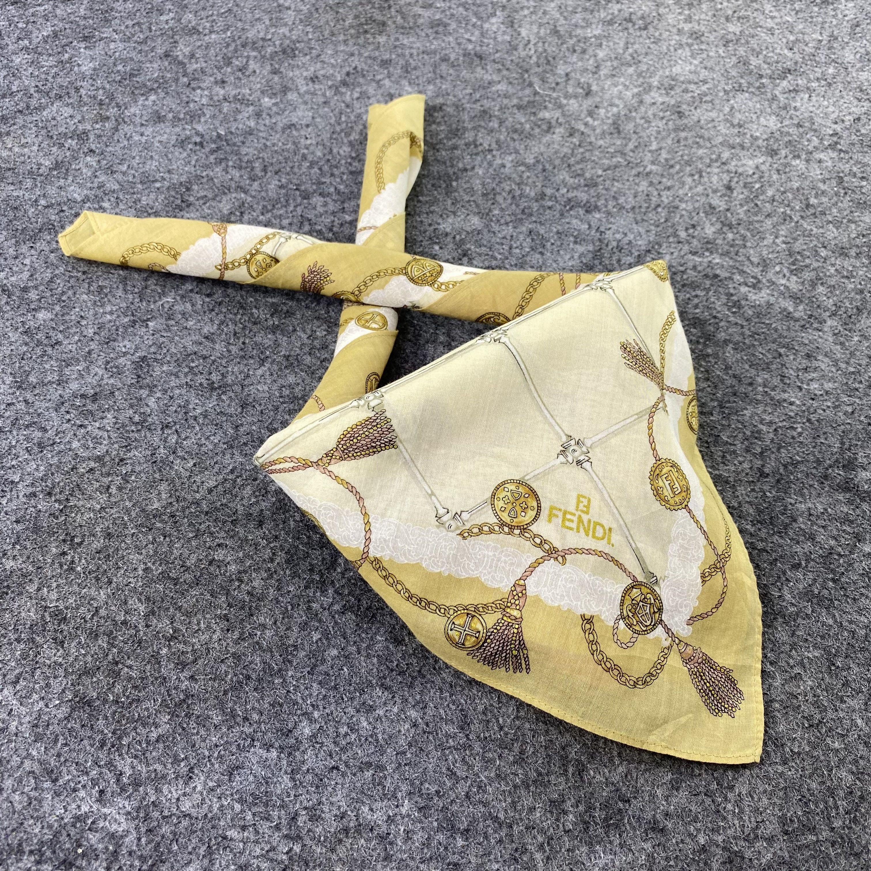 Designer Fendi Handkerchief / Bandana / Neckerchief-B814 Size ONE SIZE - 1 Thumbnail