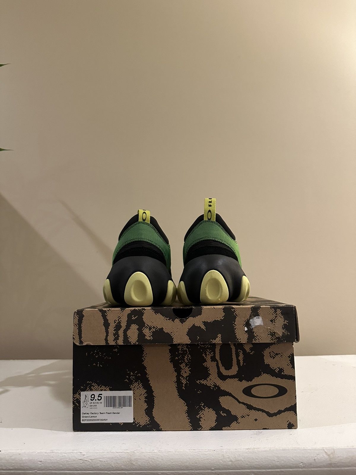 Oakley Oakley factory team flesh sandal Green Lemon Size US 9.5 / EU 42-43 - 3 Thumbnail