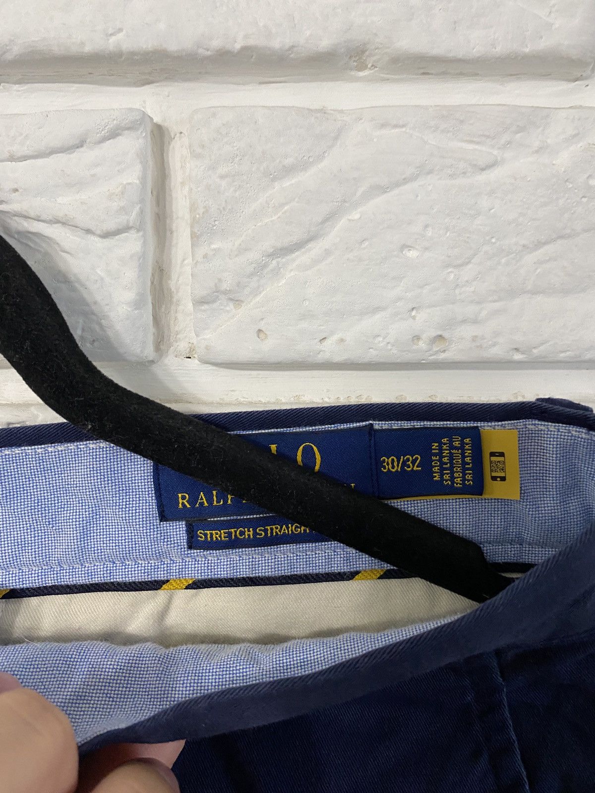 Polo Ralph Lauren Polo Ralph Lauren Navy Multi Dog Straight Chino Trousers Size US 32 / EU 48 - 4 Thumbnail