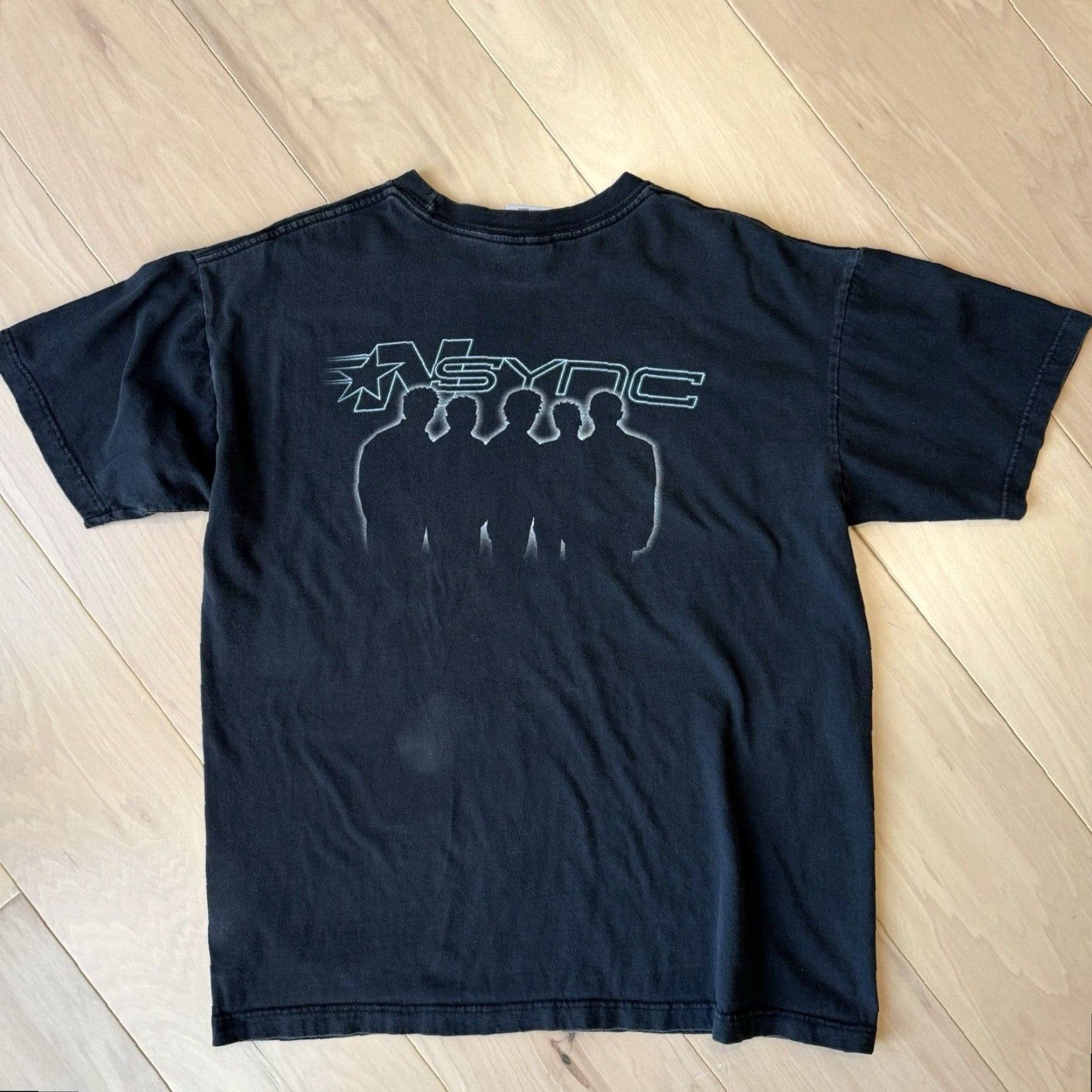 Vintage VINTAGE Nsync Pop Odyssey Shirt L Black Crew Neck Short Sleeve Logo Graphic Men 90s USA Music T-Shirt Limited Edition Size US L / EU 52-54 / 3 - 6 Thumbnail