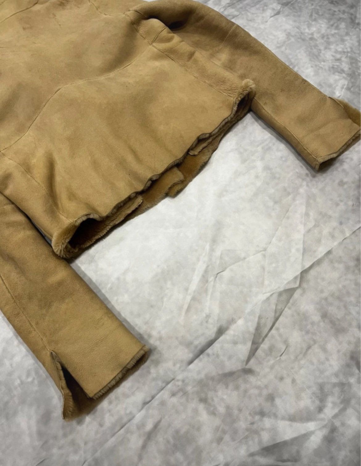 Issey Miyake Issey Miyake Shearling Leather Jacket Vintage Avant Garde Size M / US 6-8 / IT 42-44 - 14 Thumbnail