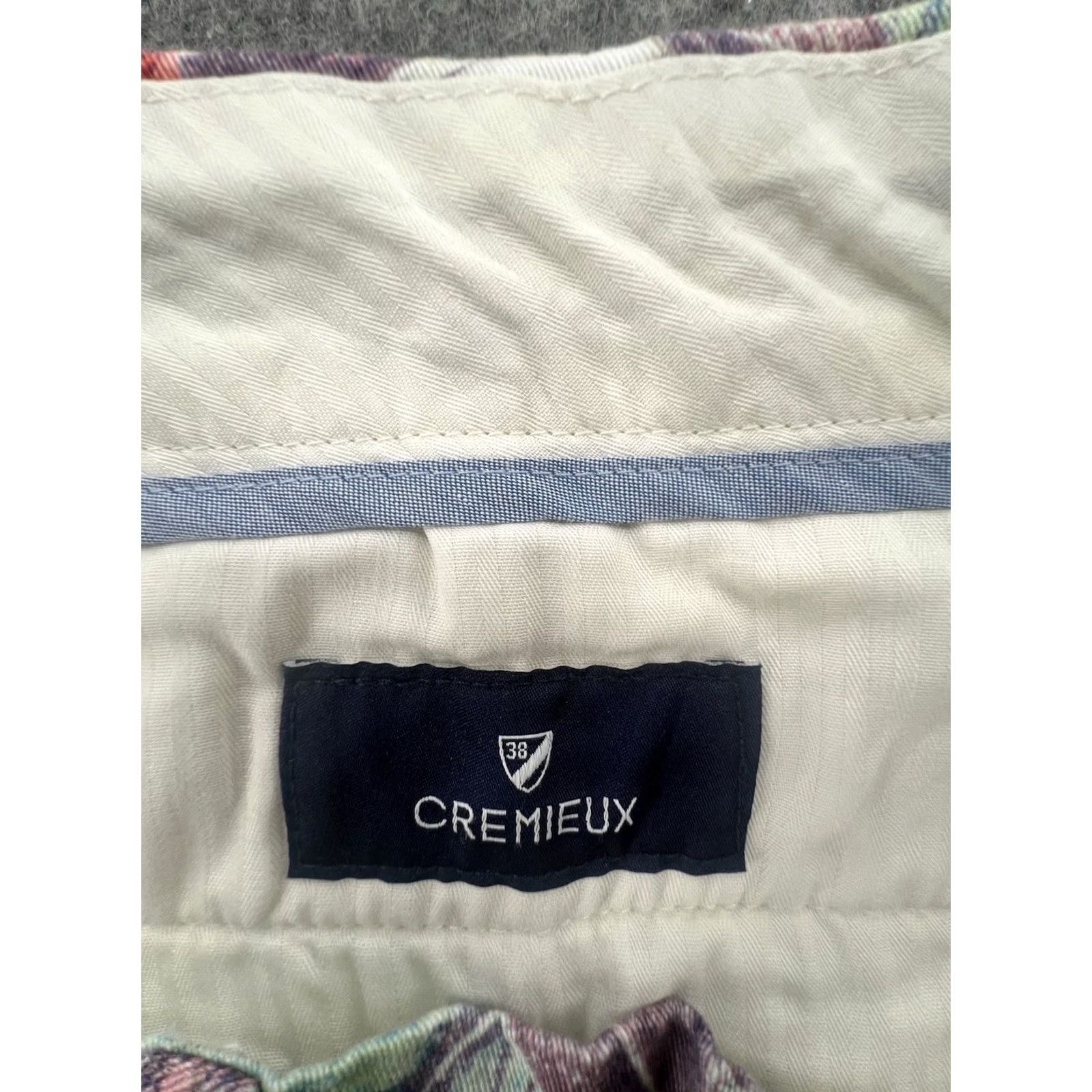 Cremieux Cremieux Men's Hawaiian Floral Palm Shorts NWT Size 35 Multicolor Regular Chino Pocket 9in Inseam Summer Spring Mens Size US 35 - 6 Thumbnail