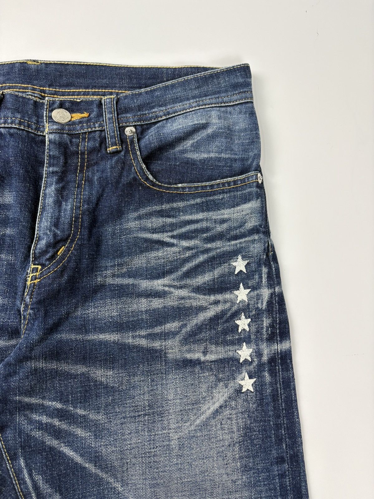 Japanese Brand × uniform experiment Uniform experiment x Swarovski 12oz Selvedge Python Patch Size US 31 - 6 Thumbnail