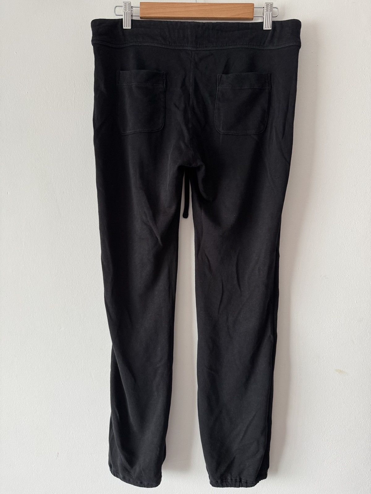 James Perse James Perse Black Cotton Sweatpants Size 32" / US 10 / IT 46 - 2 Thumbnail