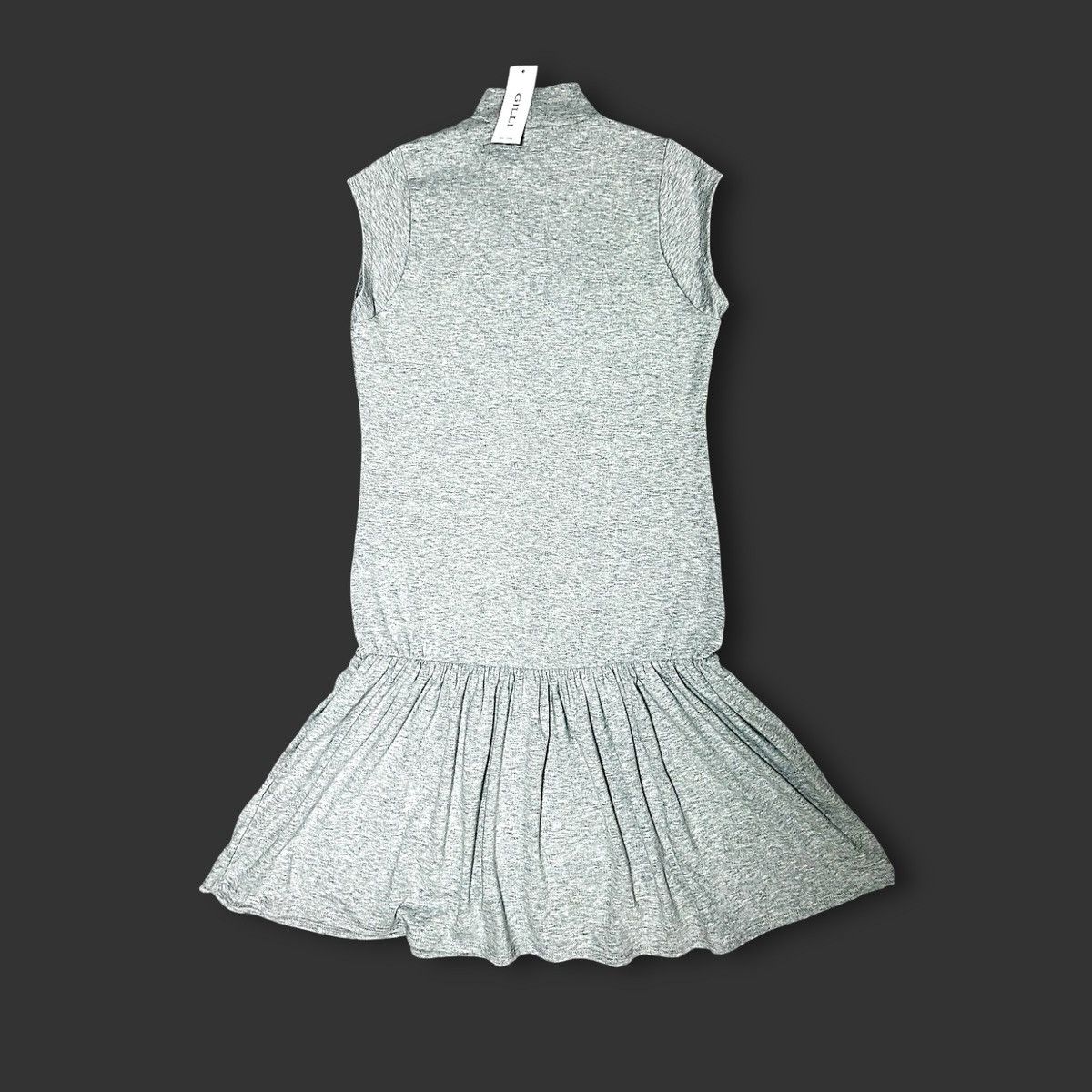 Other Gilli Women’s Gray Short Sleeve Drop Waist Mini Dress Sz M Size M / US 6-8 / IT 42-44 - 6 Thumbnail