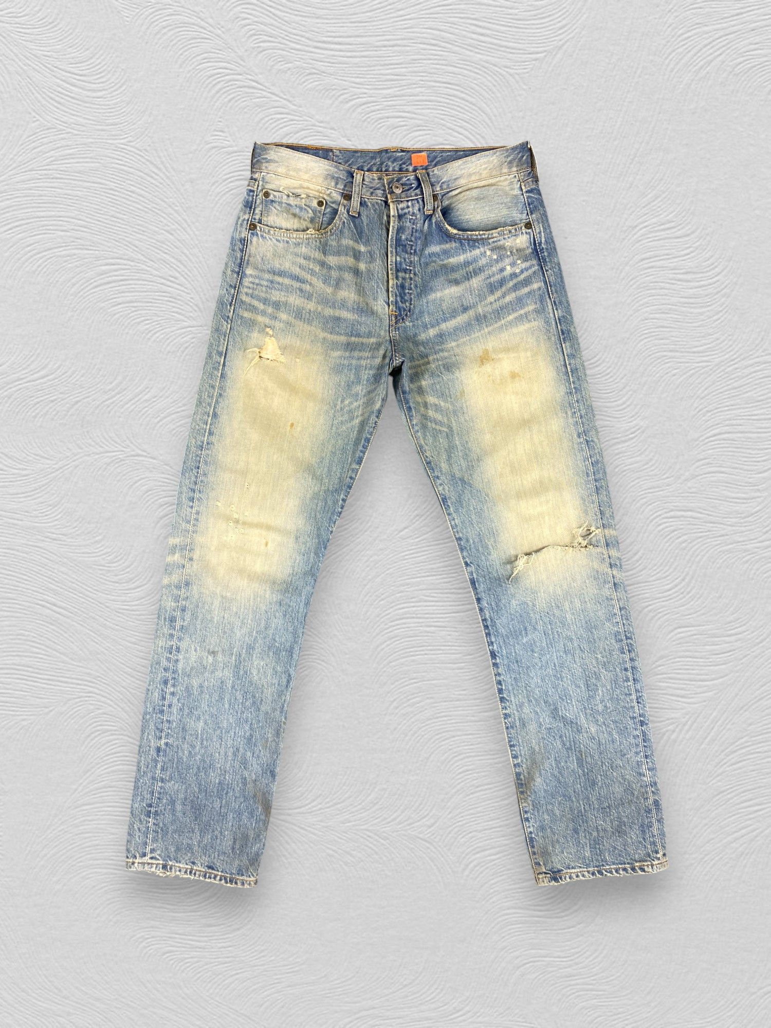 Levi's Dirty Blue Wash Vintage Levi's 501 Jeans 31x33 Denim -JN1513 Size US 31 - 1 Thumbnail