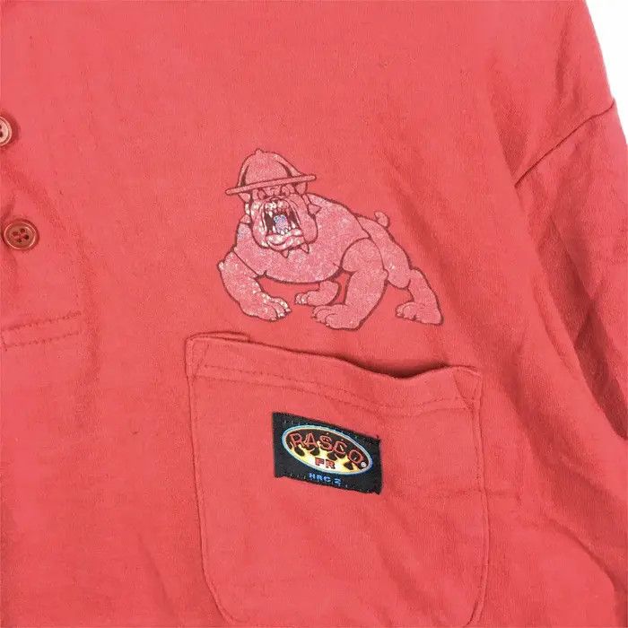 Vintage Vtg RASCO FR Flame Resistant Bull Dog Sweater Sweatshirt Size US XL / EU 56 / 4 - 6 Thumbnail