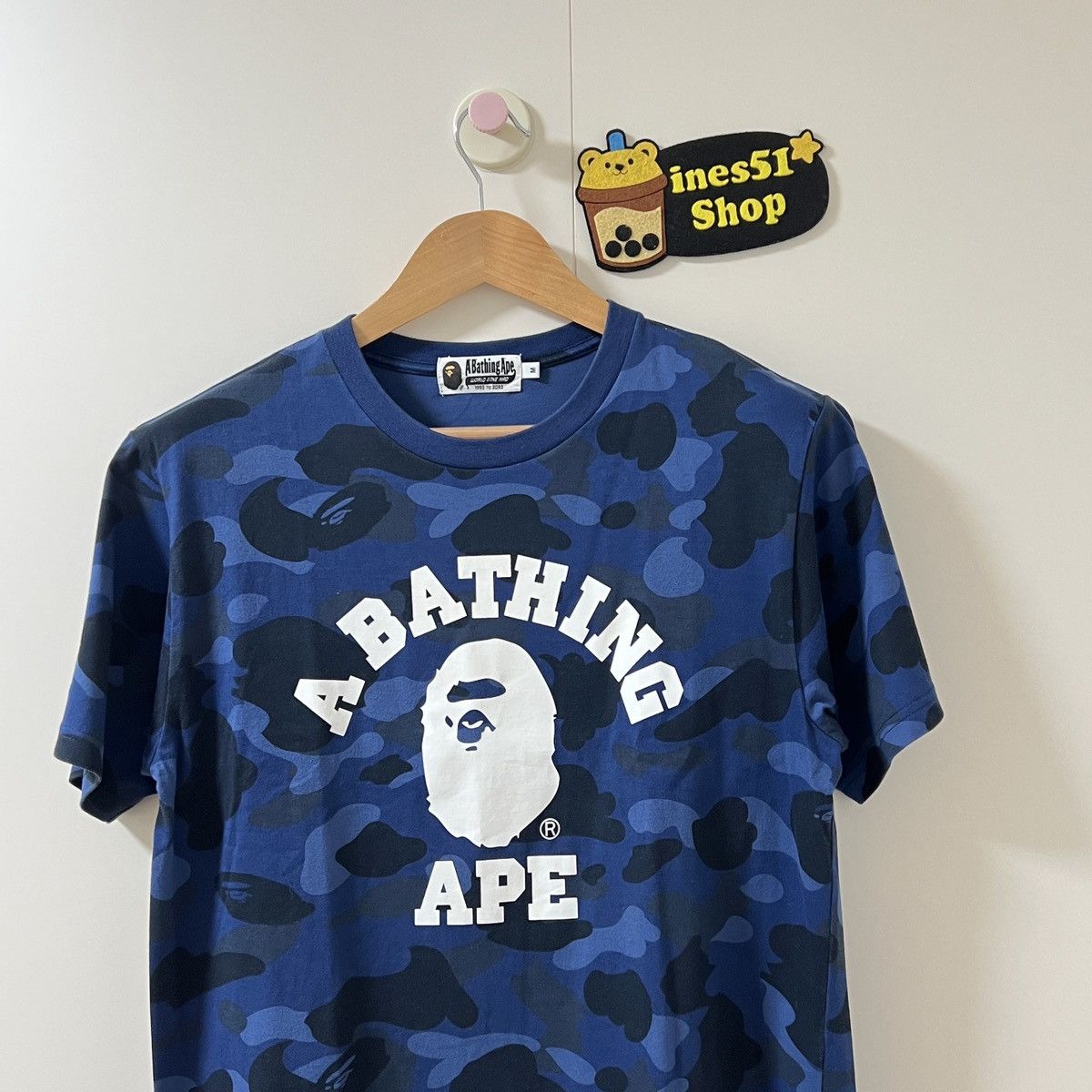 Bape Bape camo,college tee Size US M / EU 48-50 / 2 - 1 Thumbnail