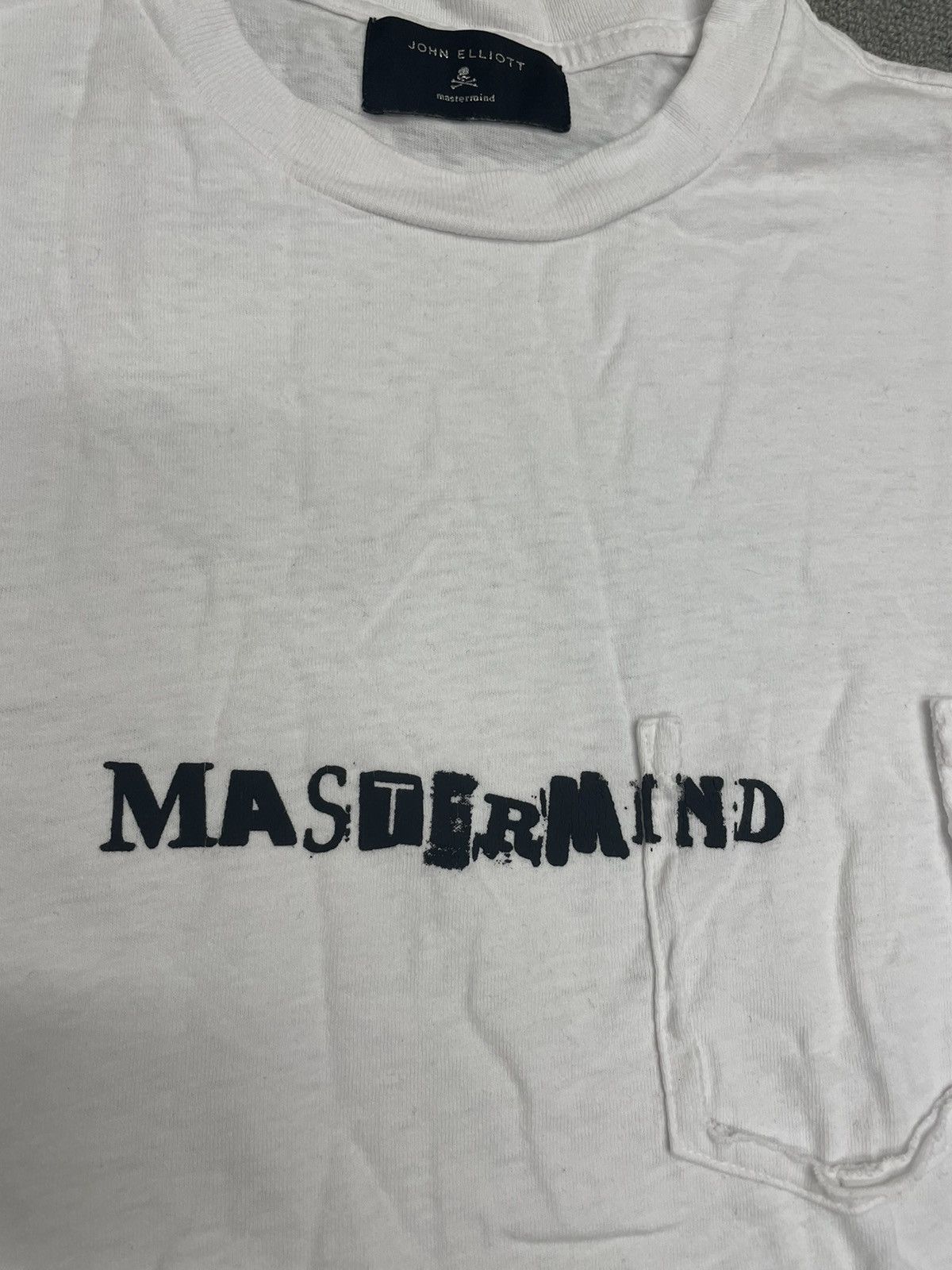 John Elliott John Elliott x Mastermind Japan Distressed Pocket Tee Size US M / EU 48-50 / 2 - 3 Thumbnail