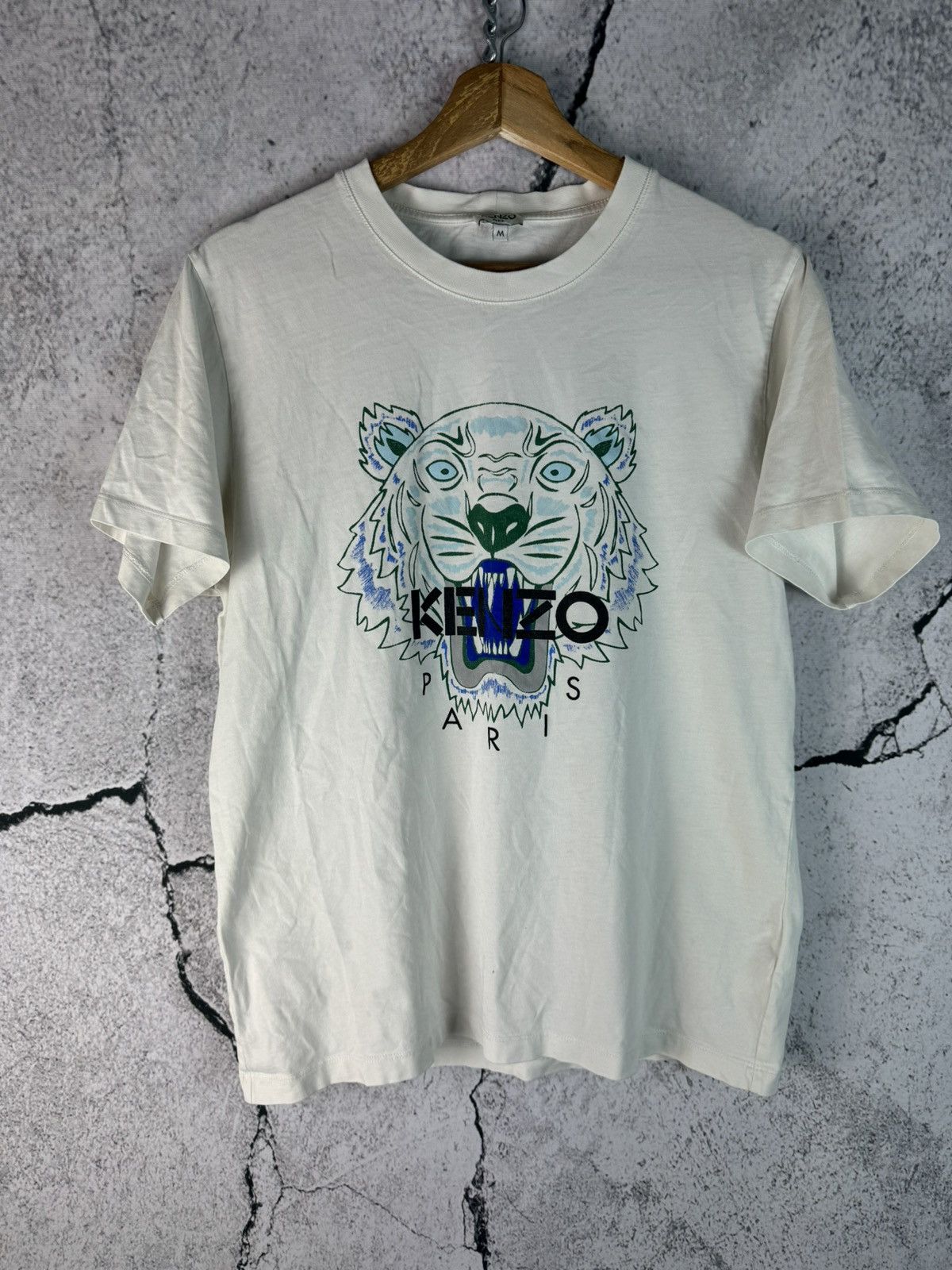 Kenzo Kenzo Paris T Shirt Men Embroidered Logo Size S Rare Size US M / EU 48-50 / 2 - 1 Thumbnail
