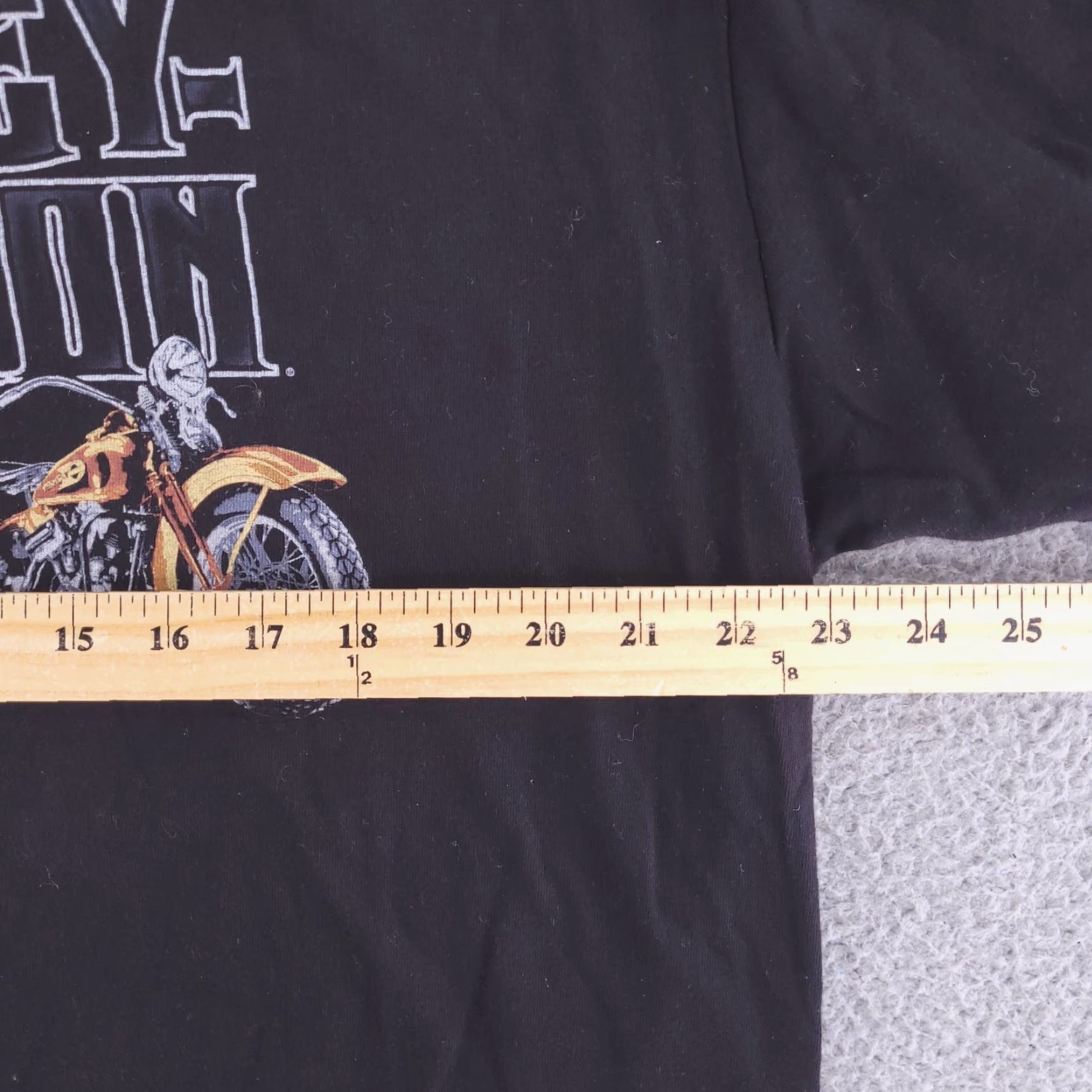 Harley Davidson VINTAGE Harley-Davidson Shirt Mens XL Crewneck Gettysburg Battlefield Black Short Sleeve Size US XL / EU 56 / 4 - 7 Thumbnail