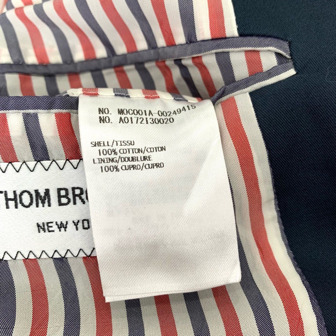 Thom Browne Thom Browne TB Collared Single-Breasted Mid-Length Blazer, Size XS / US 0-2 / IT 36-38 - 5 Thumbnail
