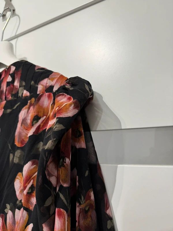 The Kooples The Kooples Floral Print Pleated Mini Dress size 1 S Size S / US 4 / IT 40 - 8 Thumbnail