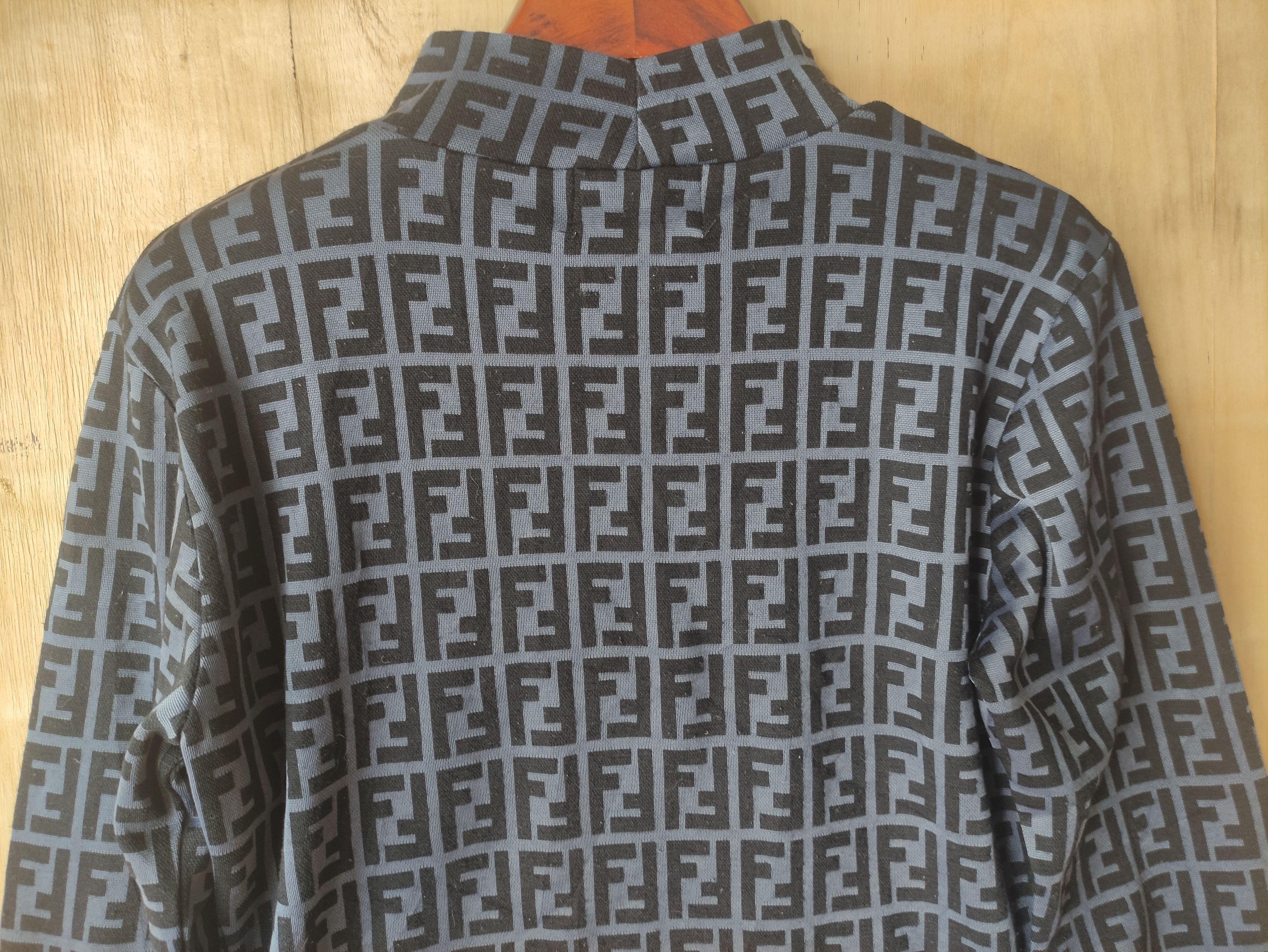 Fendi Fendi Zucca Monogram Turtleneck Long Sleeve shirts Size US XS / EU 42 / 0 - 5 Thumbnail