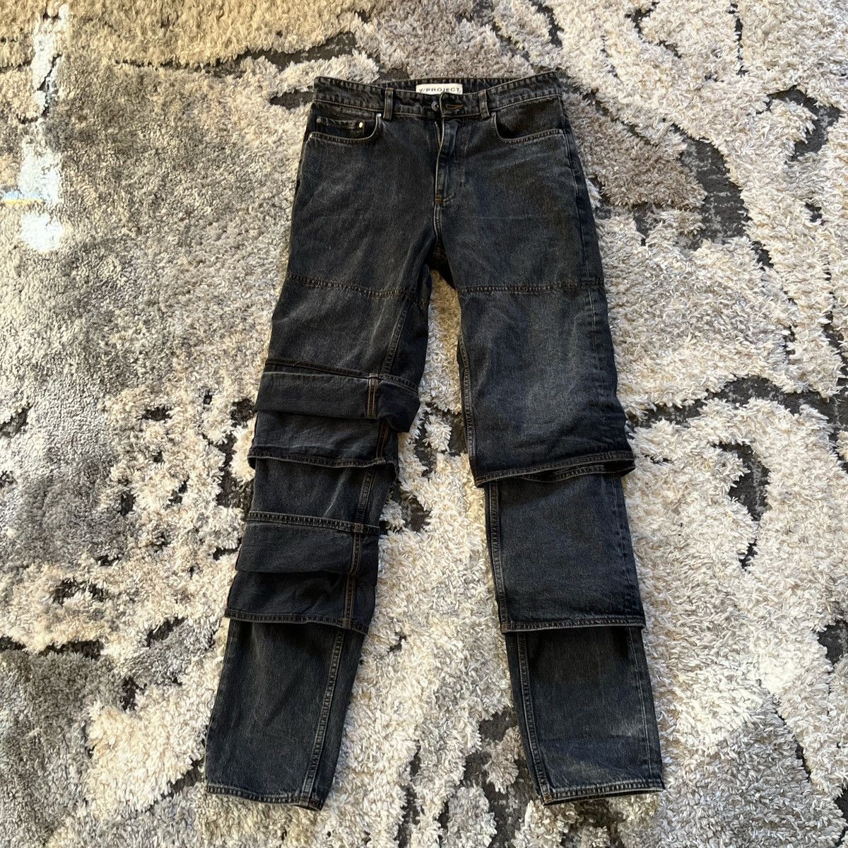 Y/Project Y/Project Multi-Cuff Denim Jeans Size US 30 / EU 46 - 1 Thumbnail