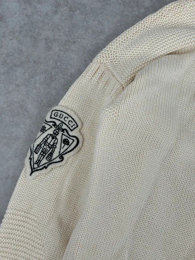 Gucci Gucci Wool Creamy White Signature Turtleneck Size US M / EU 48-50 / 2 - 11 Thumbnail