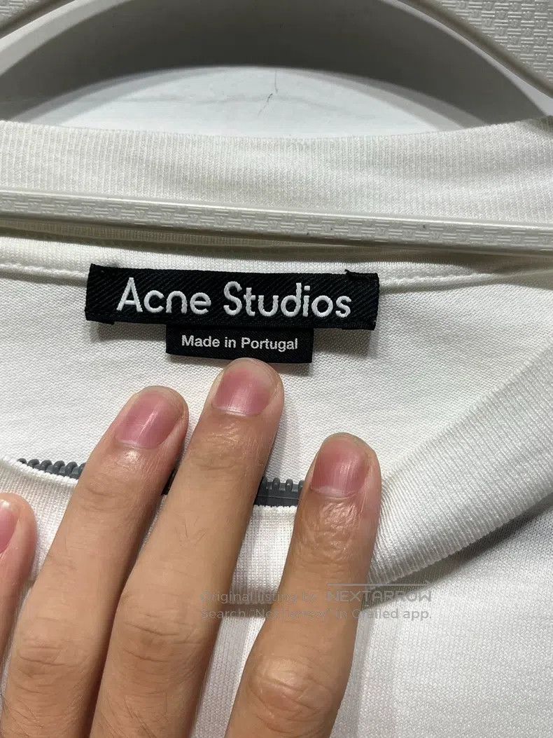 Acne Studios Acne Studios SS23 Round Neck Front Pattern Printed T-shirt Size US XXS / EU 40 - 2 Thumbnail