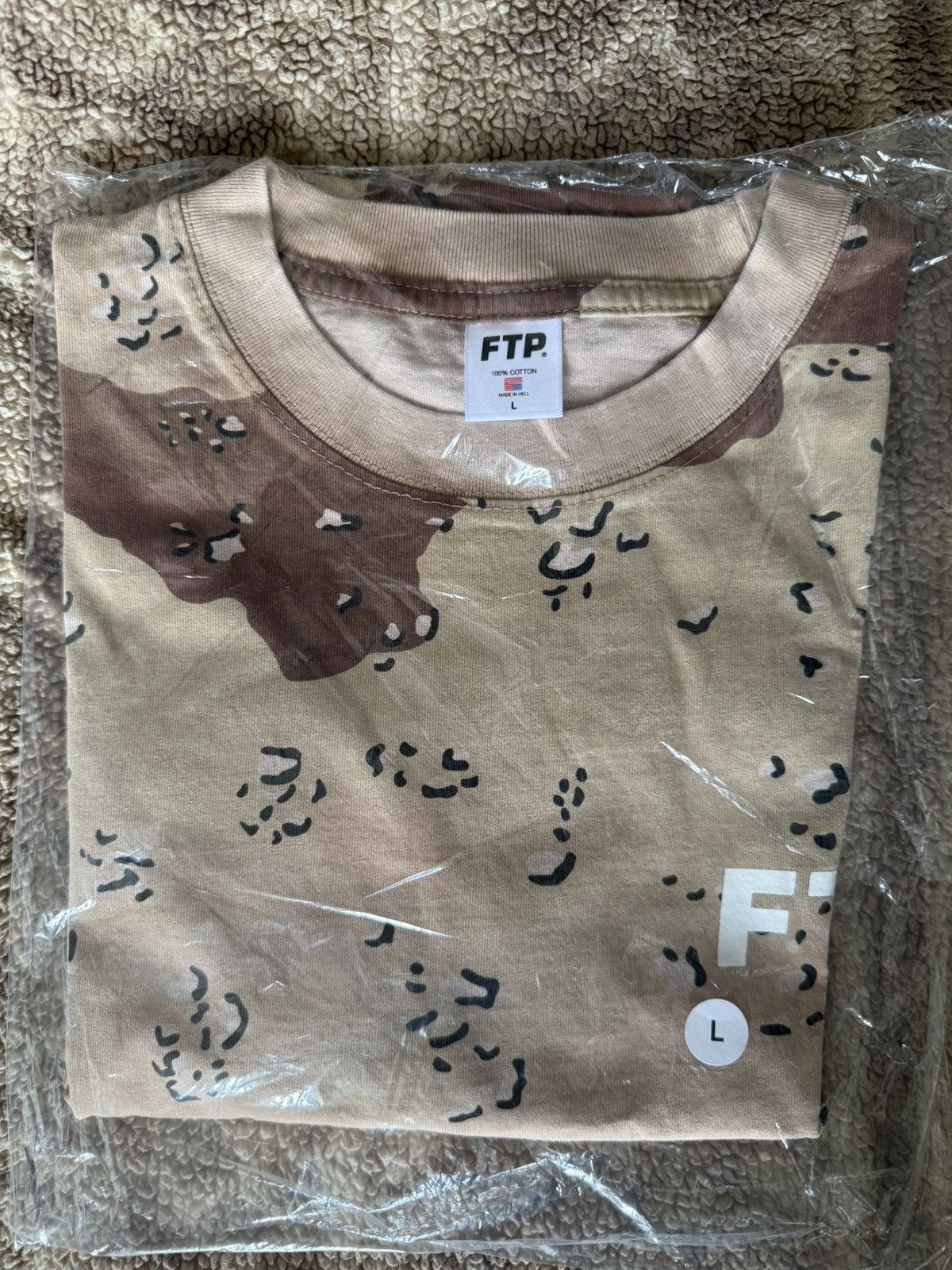 Fuck The Population FTP Desert Camo Logo Tee Size US L / EU 52-54 / 3 - 3 Thumbnail
