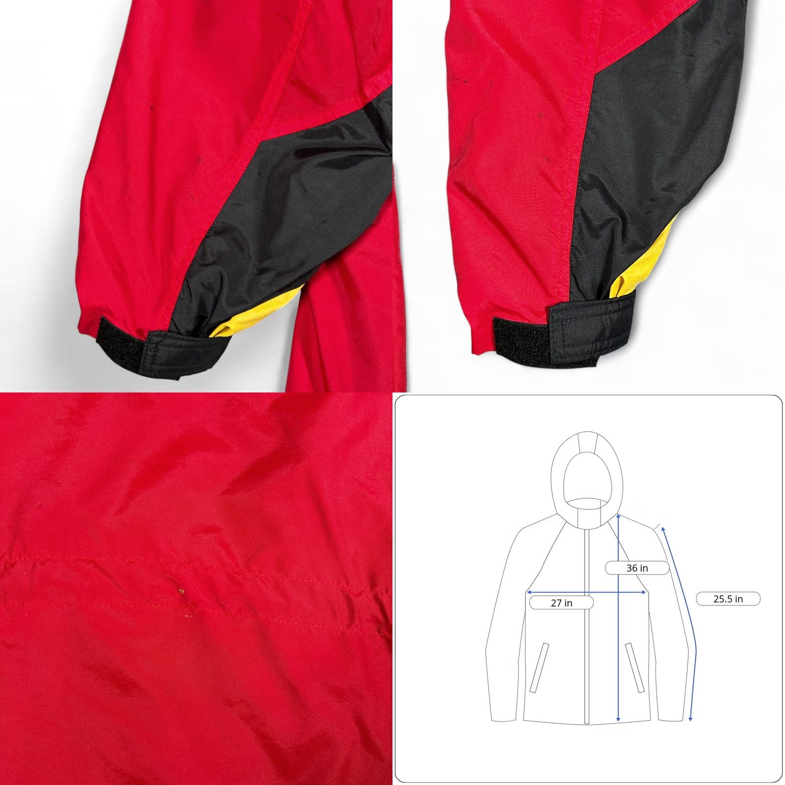 Marlboro VINTAGE Marlboro Jacket Adult XL Red 90s Outdoor Parka Nylon Lined Wind-Resistant Hooded Casual Mens Size US XL / EU 56 / 4 - 8 Thumbnail
