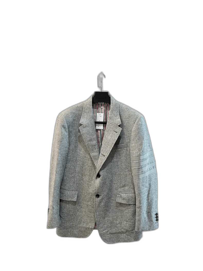 Thom Browne thom browne gray wool blazer Size US S / EU 44-46 / 1 - 1 Thumbnail