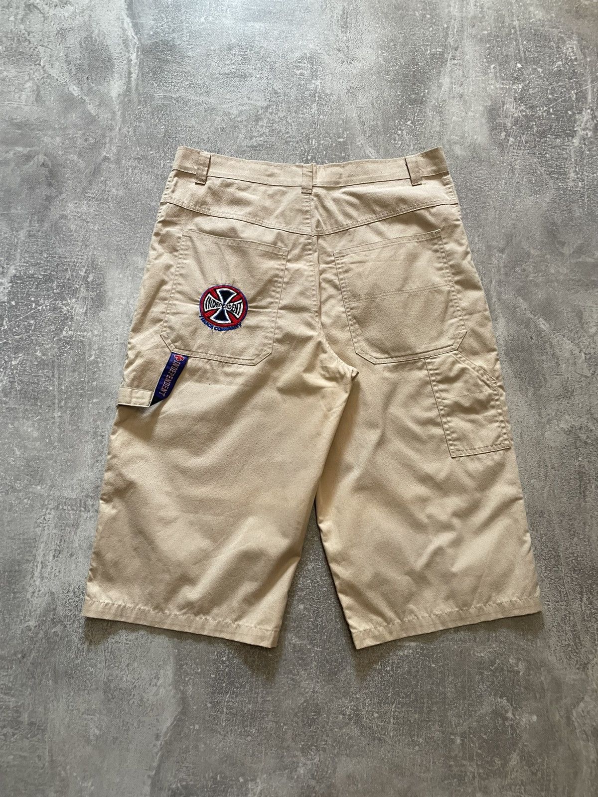 Independent Trading Co. × Independent Truck Co. × Vintage Vintage Independent Skateboarding Carpenter Rap Shorts 90s Size US 34 / EU 50 - 1 Thumbnail