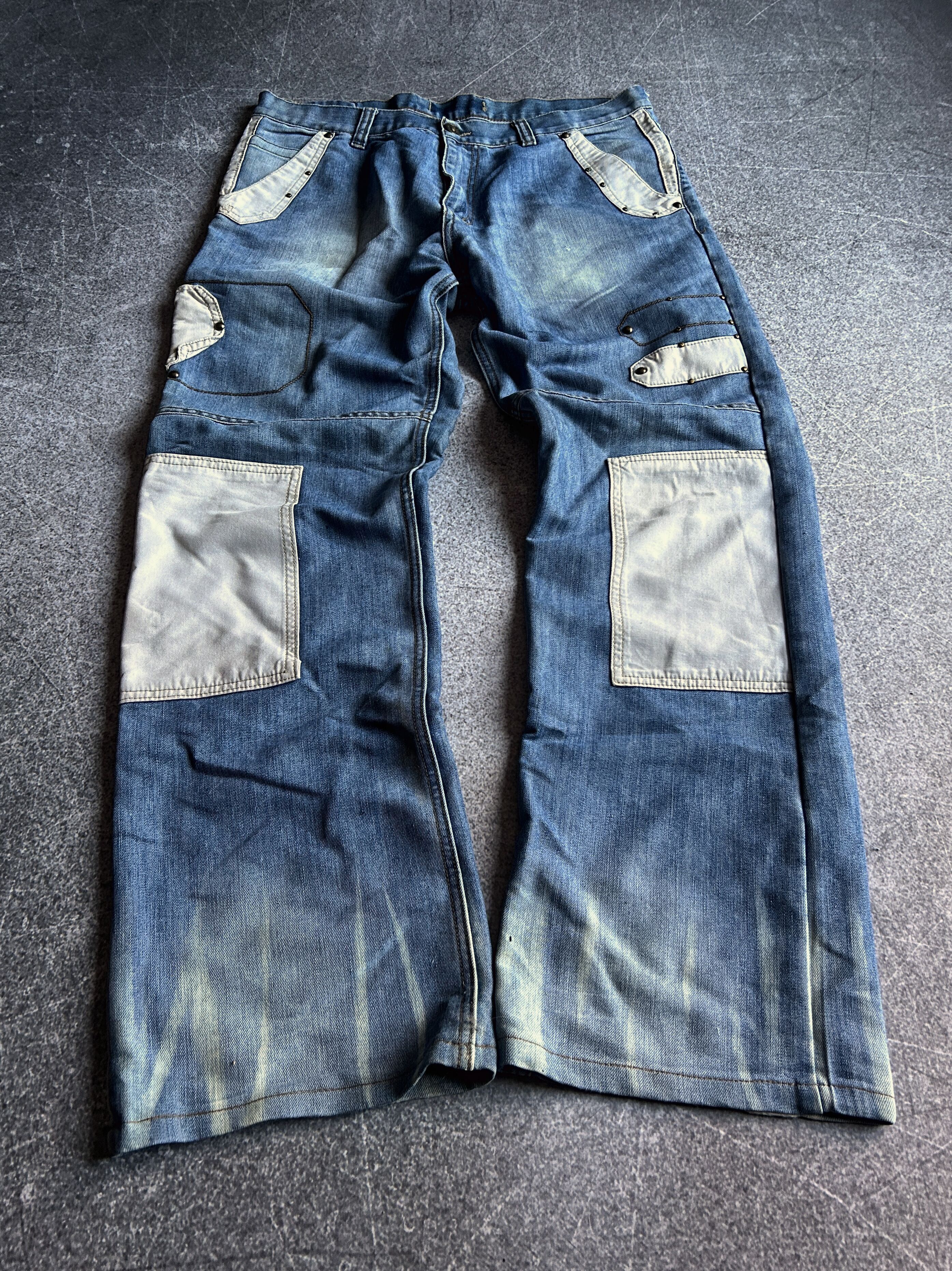 VTG Yohji Yamamoto Balenciaga Style Washed Jeans 90s