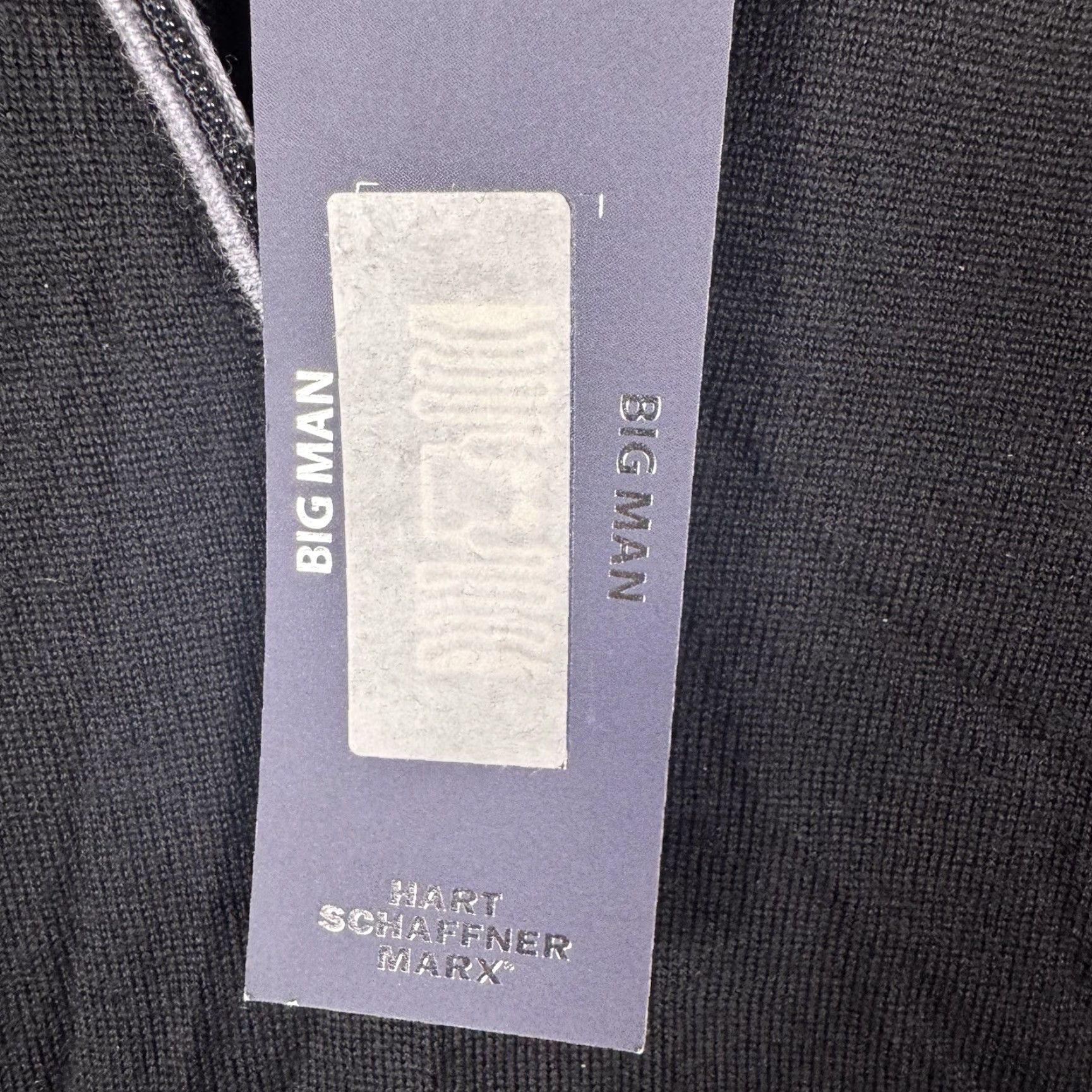 Hart Schaffner Marx Hart Schaffner Marx Sweater Men 2XB Merino Wool 1/4 Zip Pullover Black Big 2X Wool Knit Pullover Winter Fall Spring Classic 1/4 Zip Mens Size US XXL / EU 58 / 5 - 7 Thumbnail
