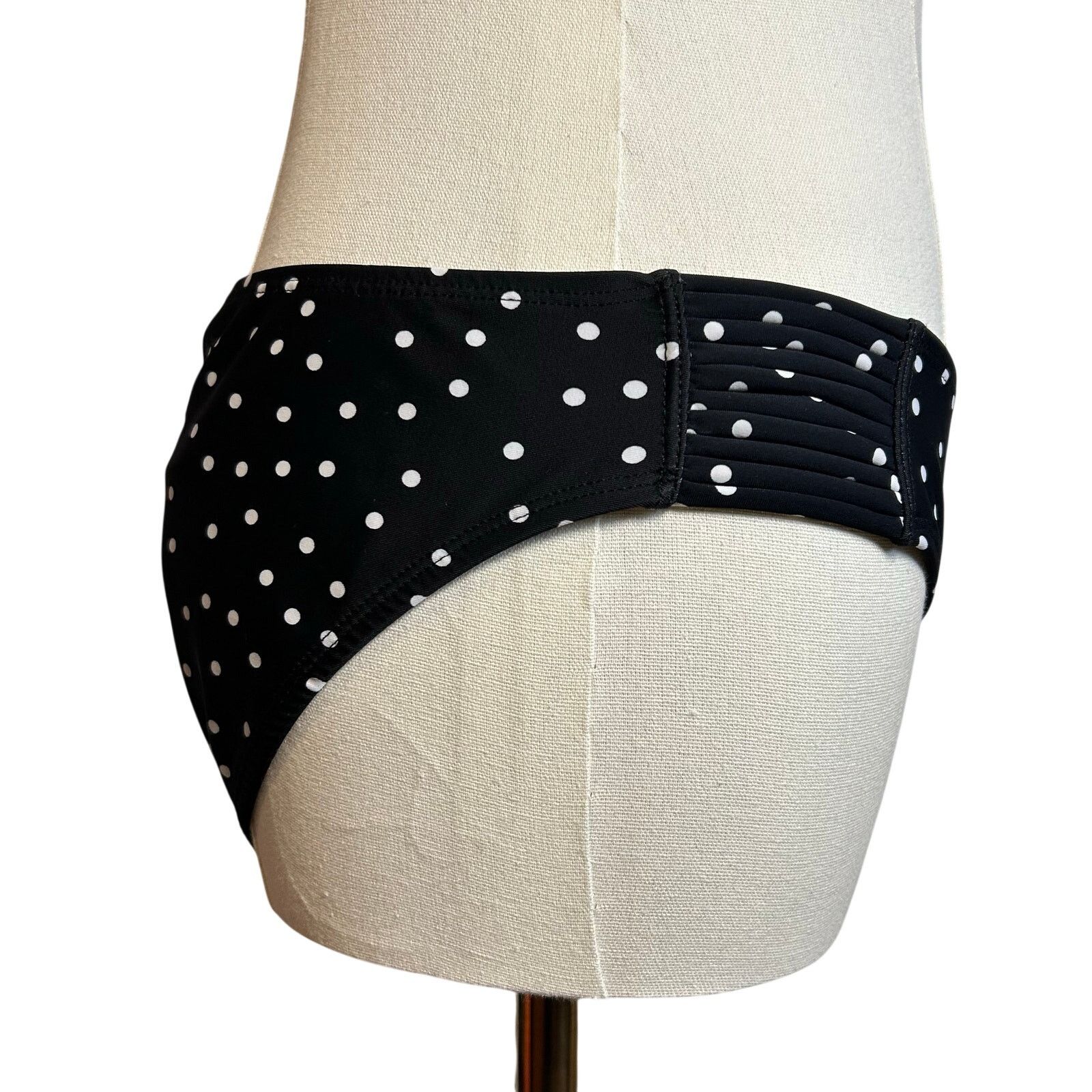 Other × Target Basics Black White Strappy Side Bikini Bottom Swim Medium Coquette Size ONE SIZE - 13 Thumbnail