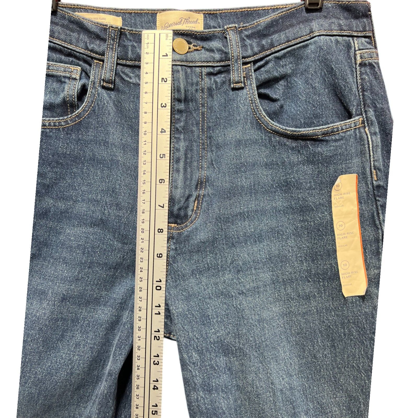 Other Universal Thread - Women's High Rise Flare Fitted Hip And Th Size 32" / US 10 / IT 46 - 5 Thumbnail