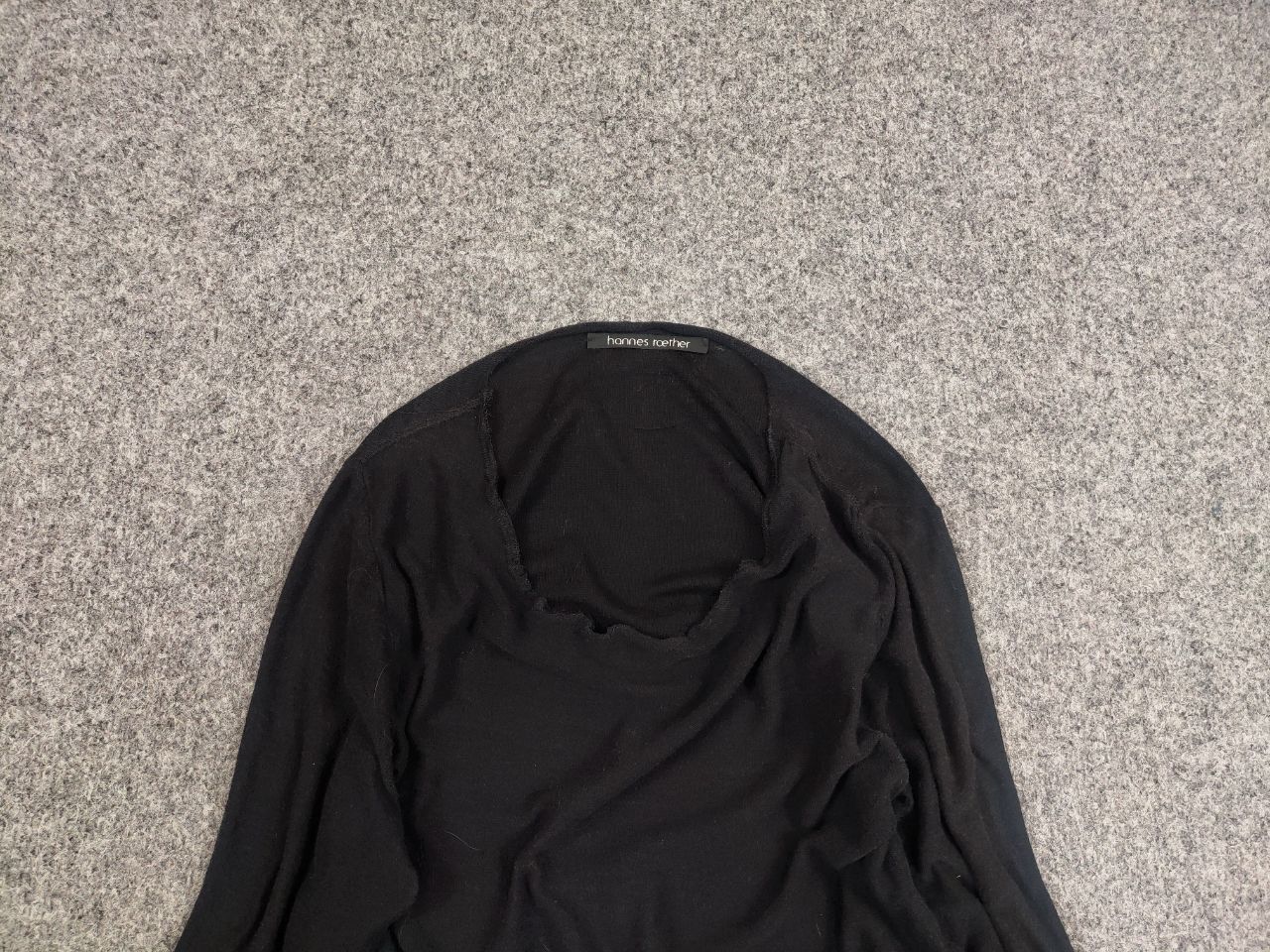 hannes roether Hannes Roether Design Black Lienne blend Light Long Sleeve Size S / US 4 / IT 40 - 1 Thumbnail