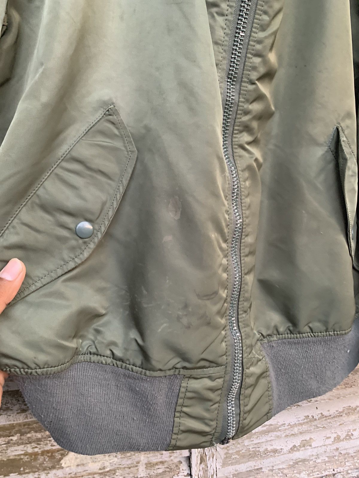 Alpha Industries VINTAGE ALPHA INDUSTRIES MA1 MAN INTERMEDIATE BOMBER JACKET Size US L / EU 52-54 / 3 - 13 Thumbnail