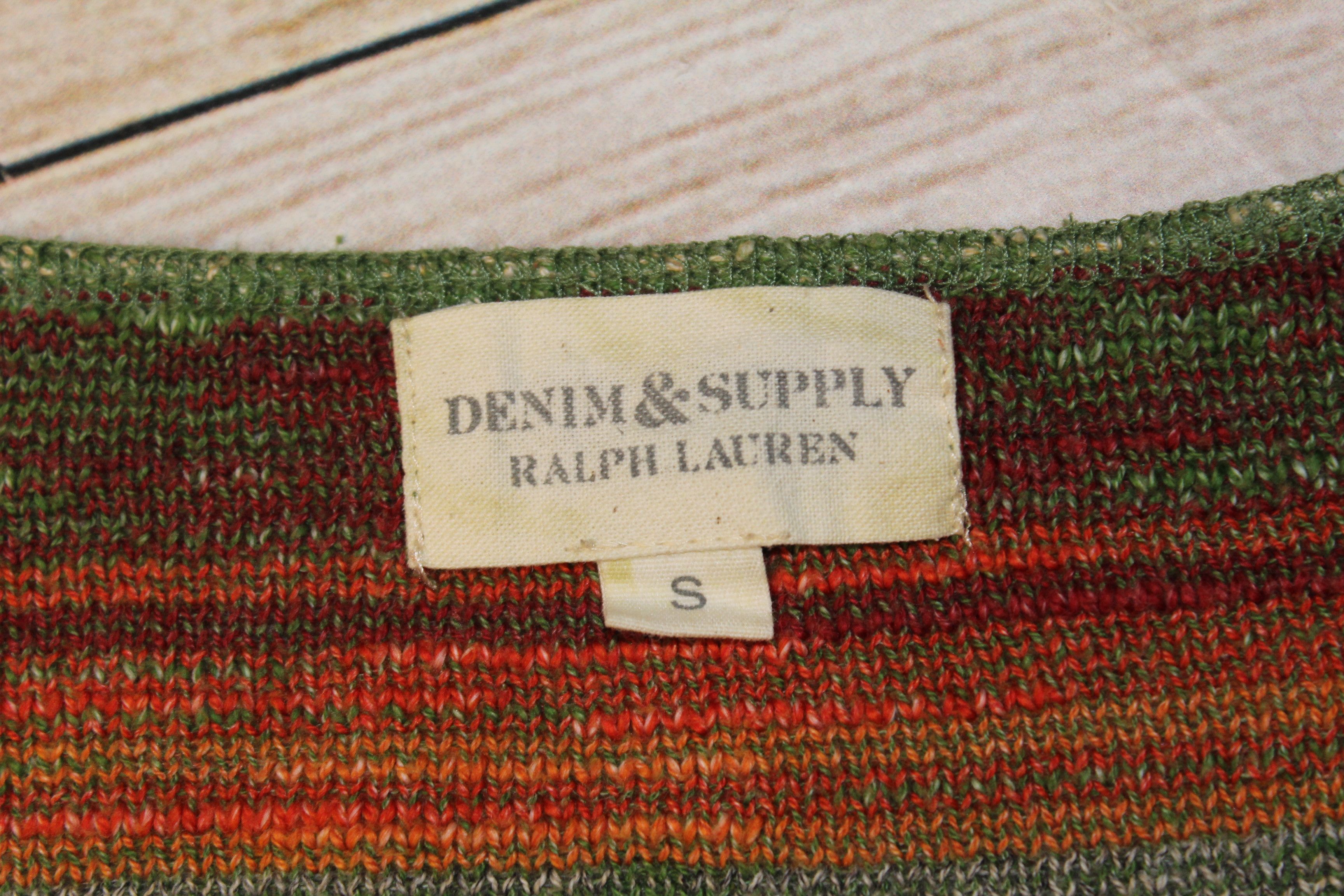 Denim & Supply Ralph Lauren Ralph Lauren Denim & Supply Geometric Print Knitted Jumper Size US S / EU 44-46 / 1 - 7 Thumbnail