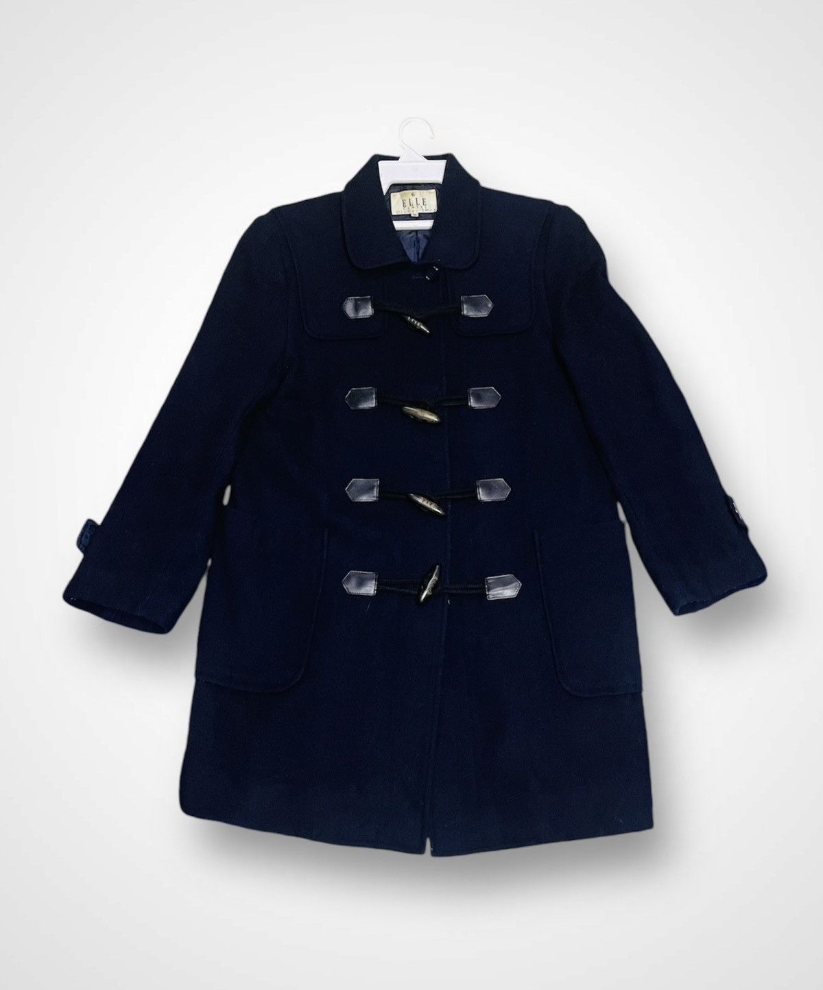 Other Elle Classie Duffle Wool Jacket (10) Size M / US 6-8 / IT 42-44 - 3 Thumbnail
